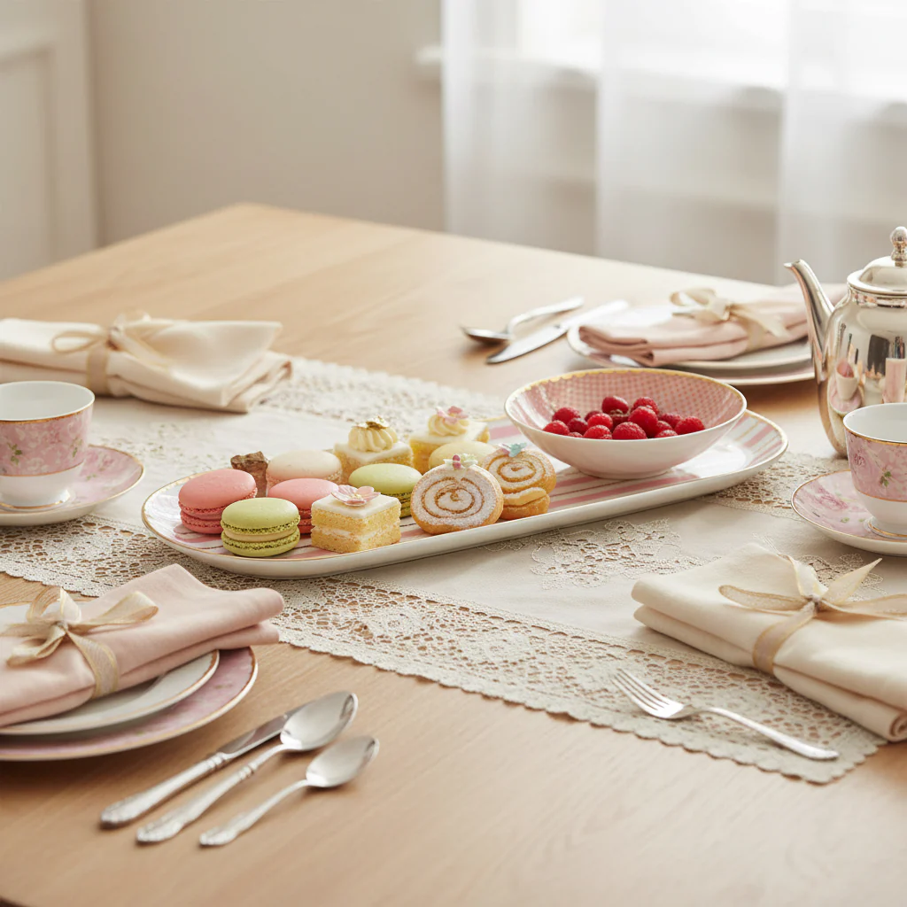 Maxwell & Williams Teas & C's Regency Platter & Dish Set, Pink - Image 6