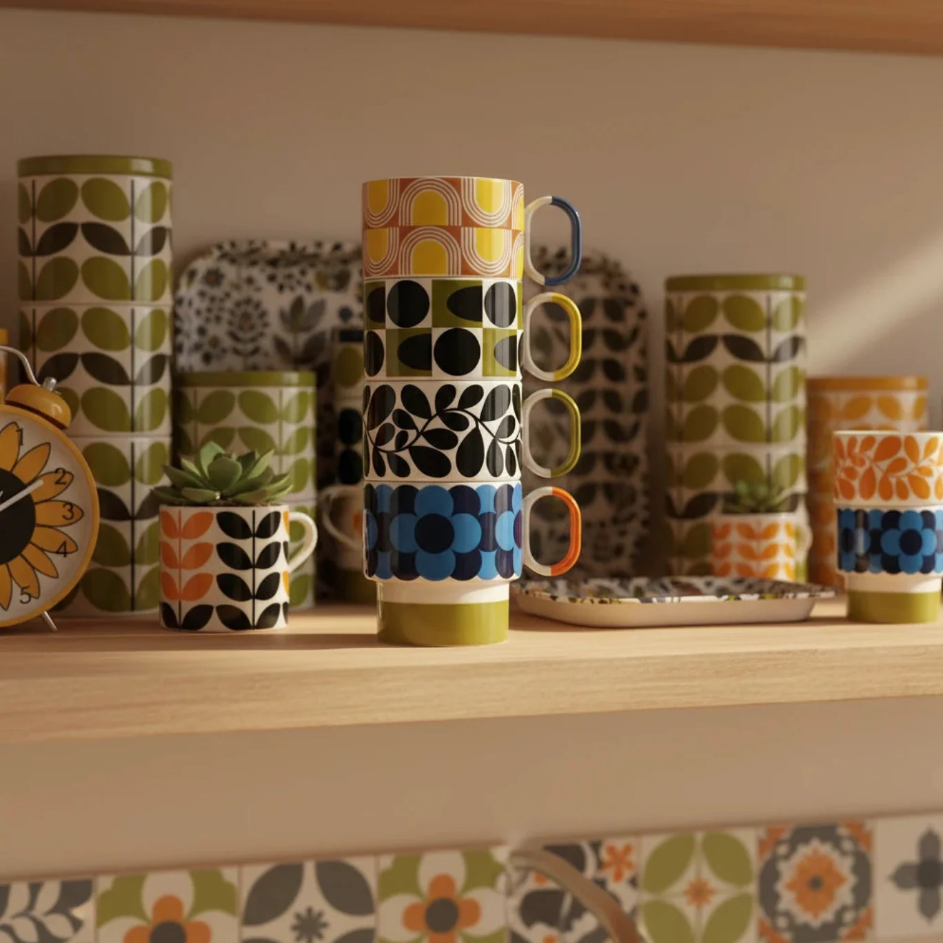 Orla Kiely Aura Stacking Mug - Image 9