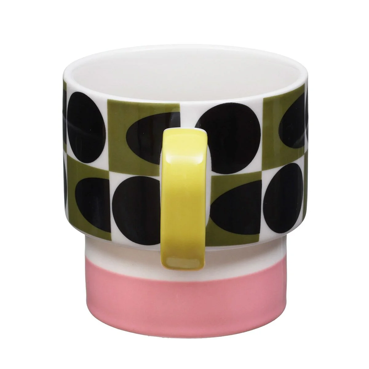 Orla Kiely Spot Square Oval Stripe Stacking Mug - Image 7