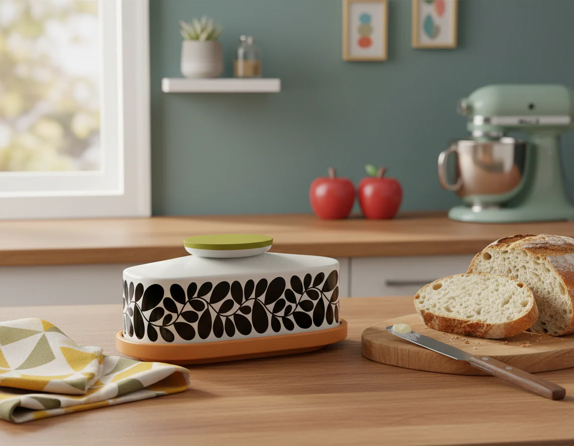 Orla Kiely Sycamore Stripe Butter Dish - Image 2