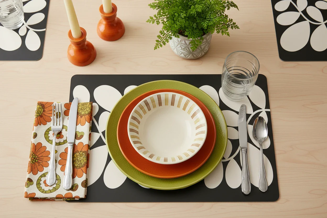 Orla Kiely Sycamore Stripe Centre Tablemats (Set Of 2) - Image 3