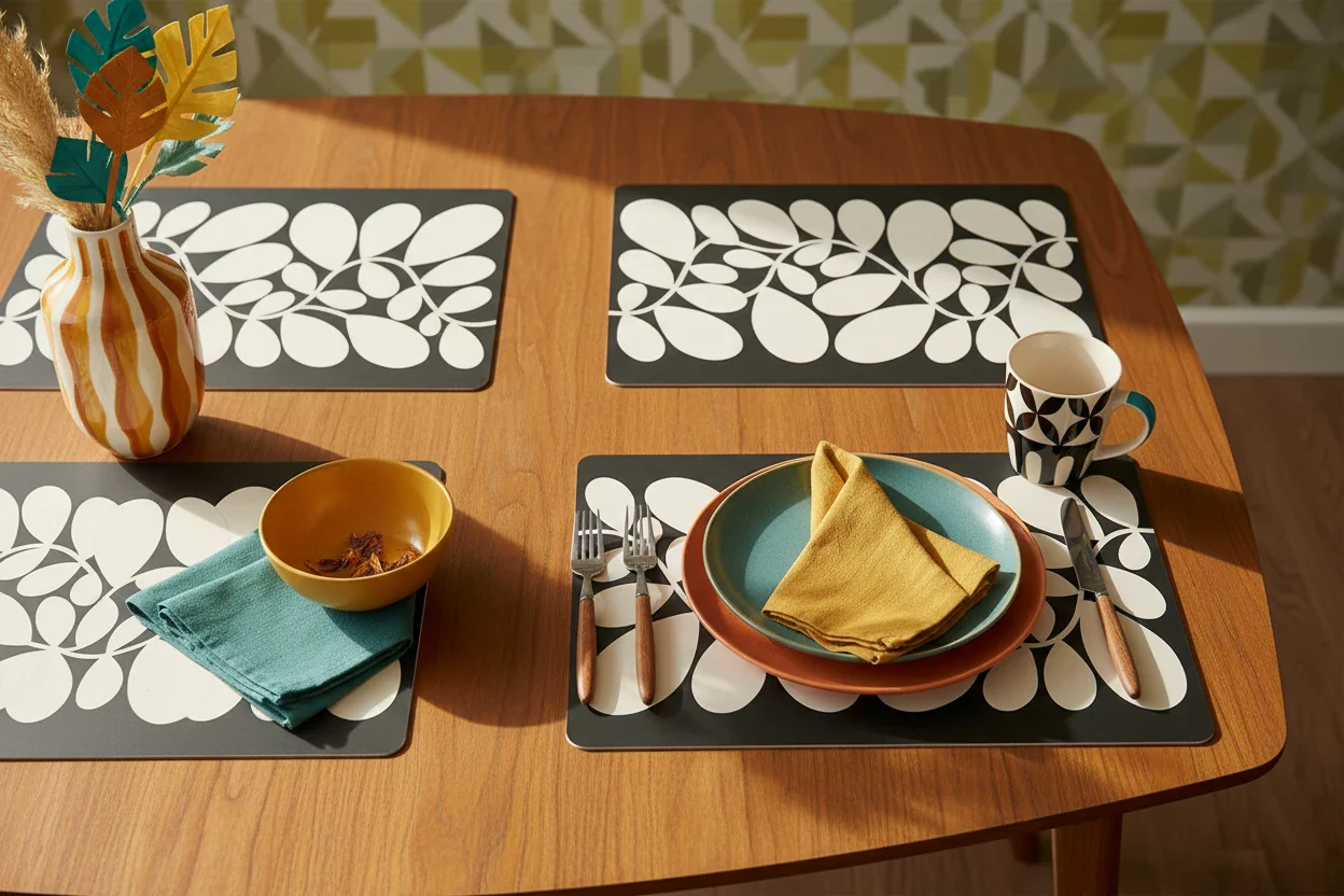 Orla Kiely Sycamore Stripe Centre Tablemats (Set Of 2) - Image 4