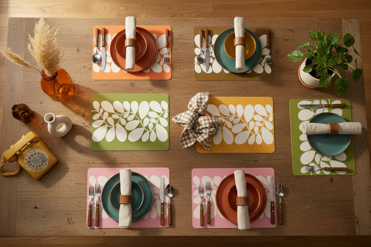 Orla Kiely Sycamore Stripe Placemats (Set Of 6 ) - Image 2