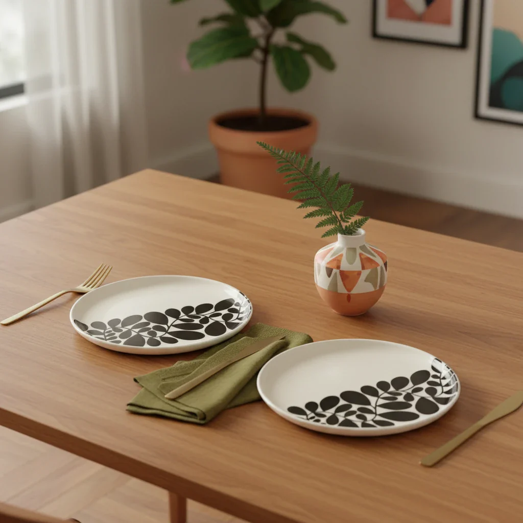 Orla Kiely Sycamore Stripe Side Plate - Image 2