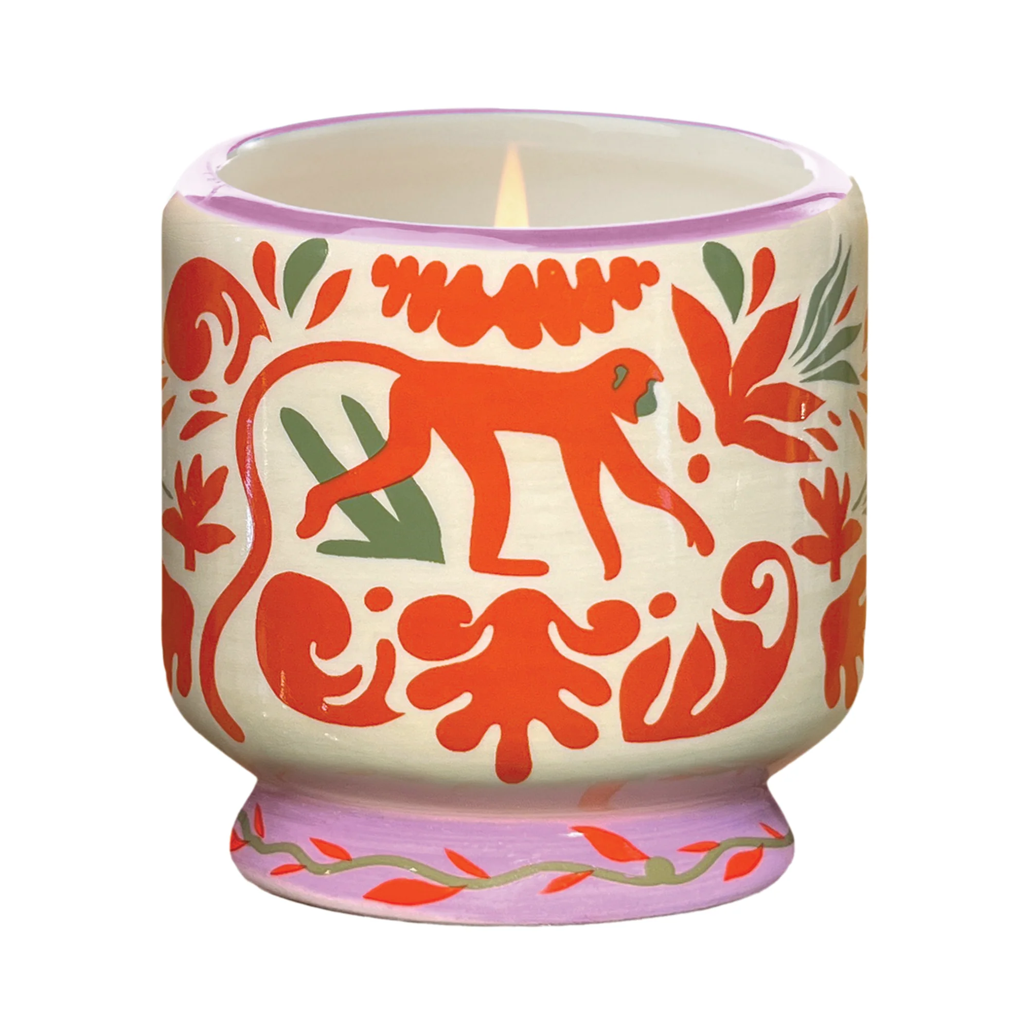 Paddywax A Dopo Jungle Ceramic Scented Candle, Coconut & Amber