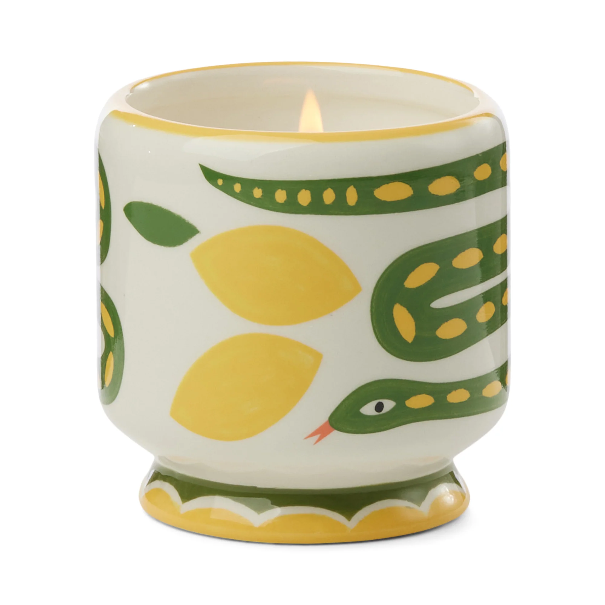Paddywax A Dopo Snake Ceramic Scented Candle, Wild Lemongrass - Image 2