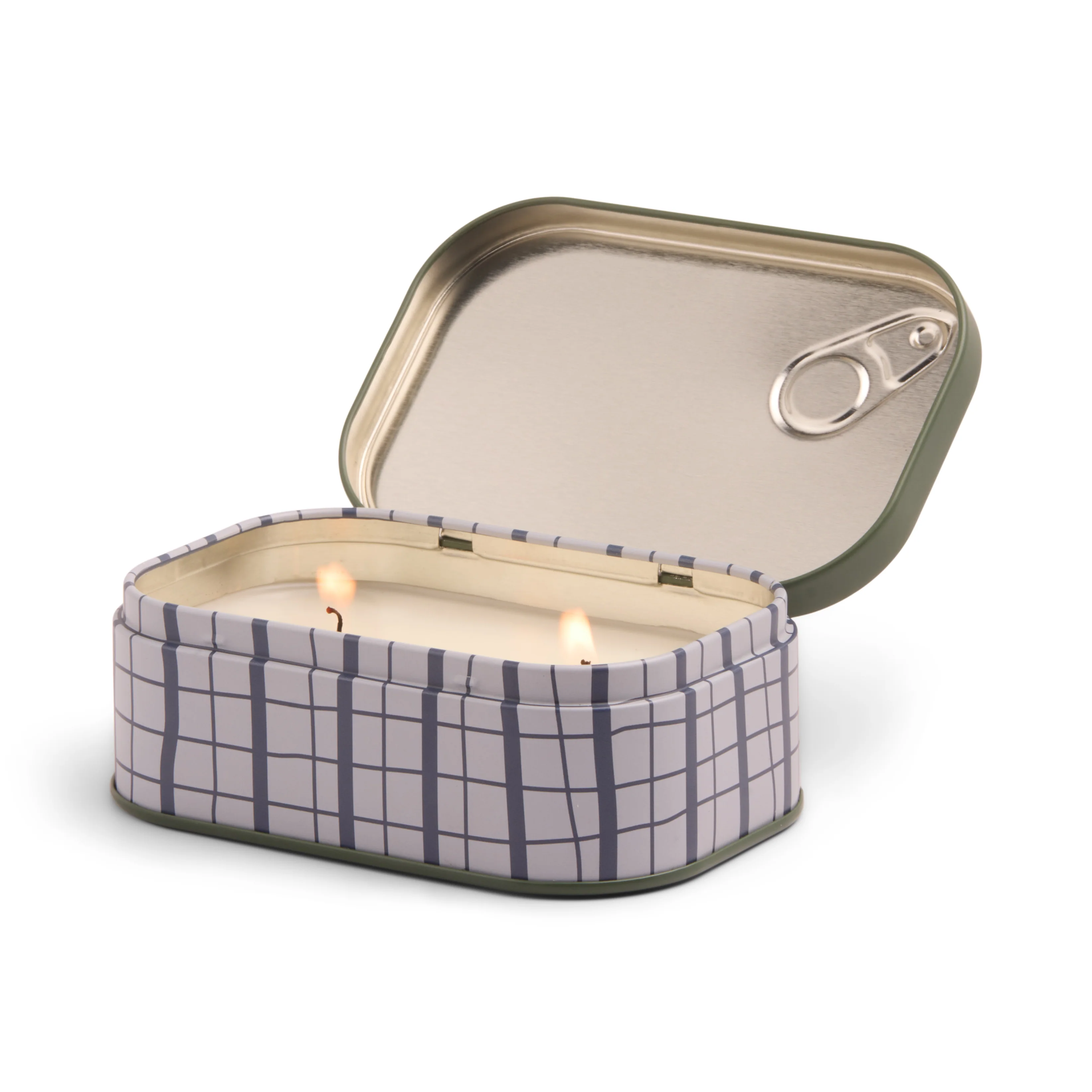 Paddywax Bistro Fig & Olive Tin Scented Candle, Driftwood & Fig Leaf - Image 3