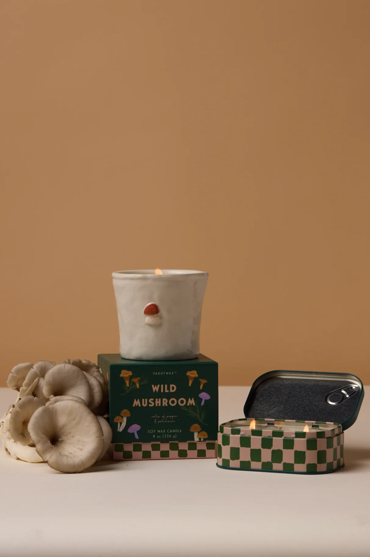 Paddywax Bistro Wild Mushroom Tin Scented Candle, Pepper & Patchouli - Image 6