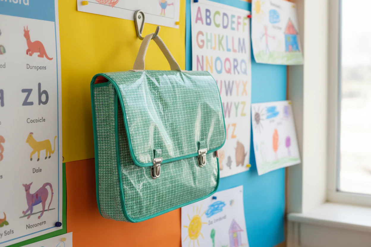 Petit Pan kiko Children Satchel Backpack, Sea Green - Image 2