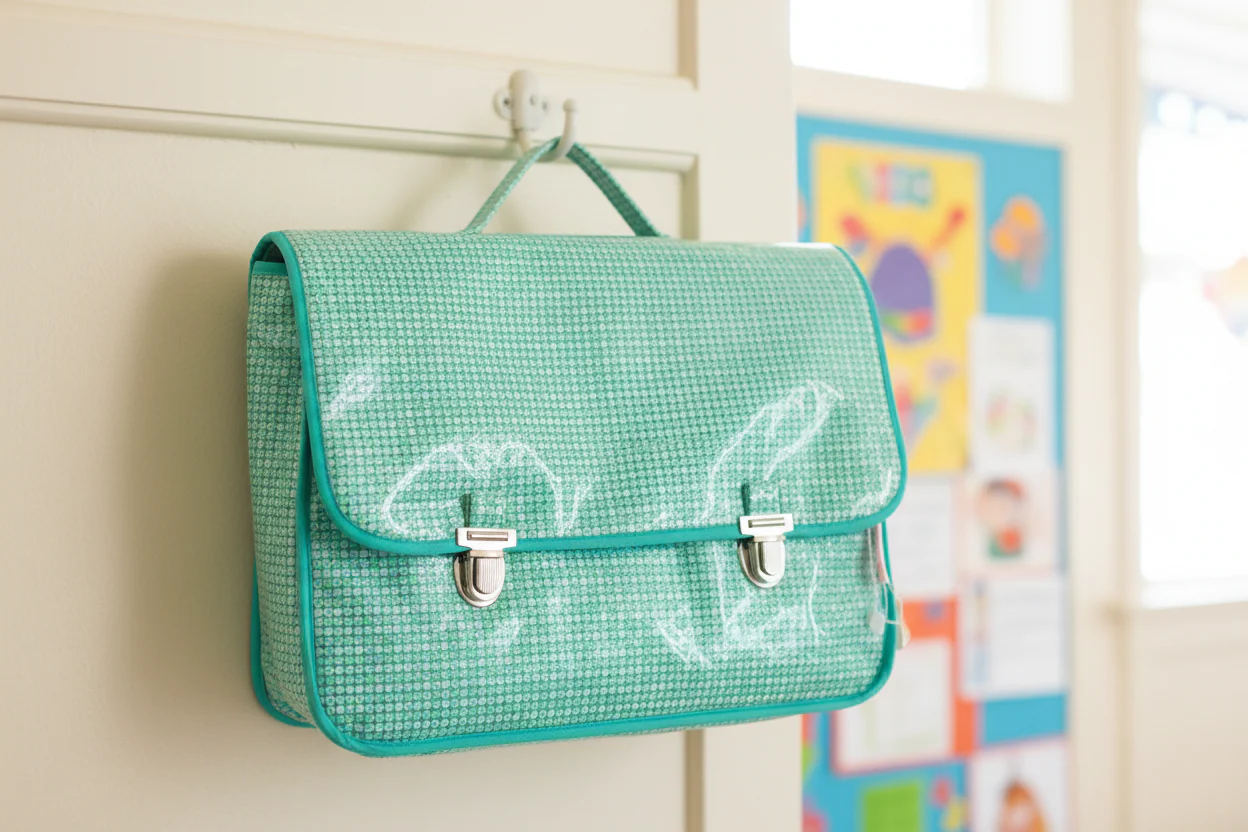 Petit Pan kiko Children Satchel Backpack, Sea Green - Image 3