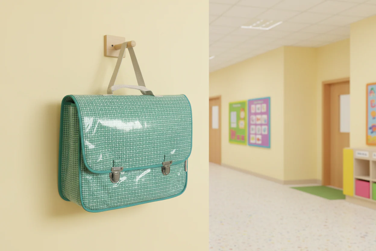 Petit Pan kiko Children Satchel Backpack, Sea Green - Image 4