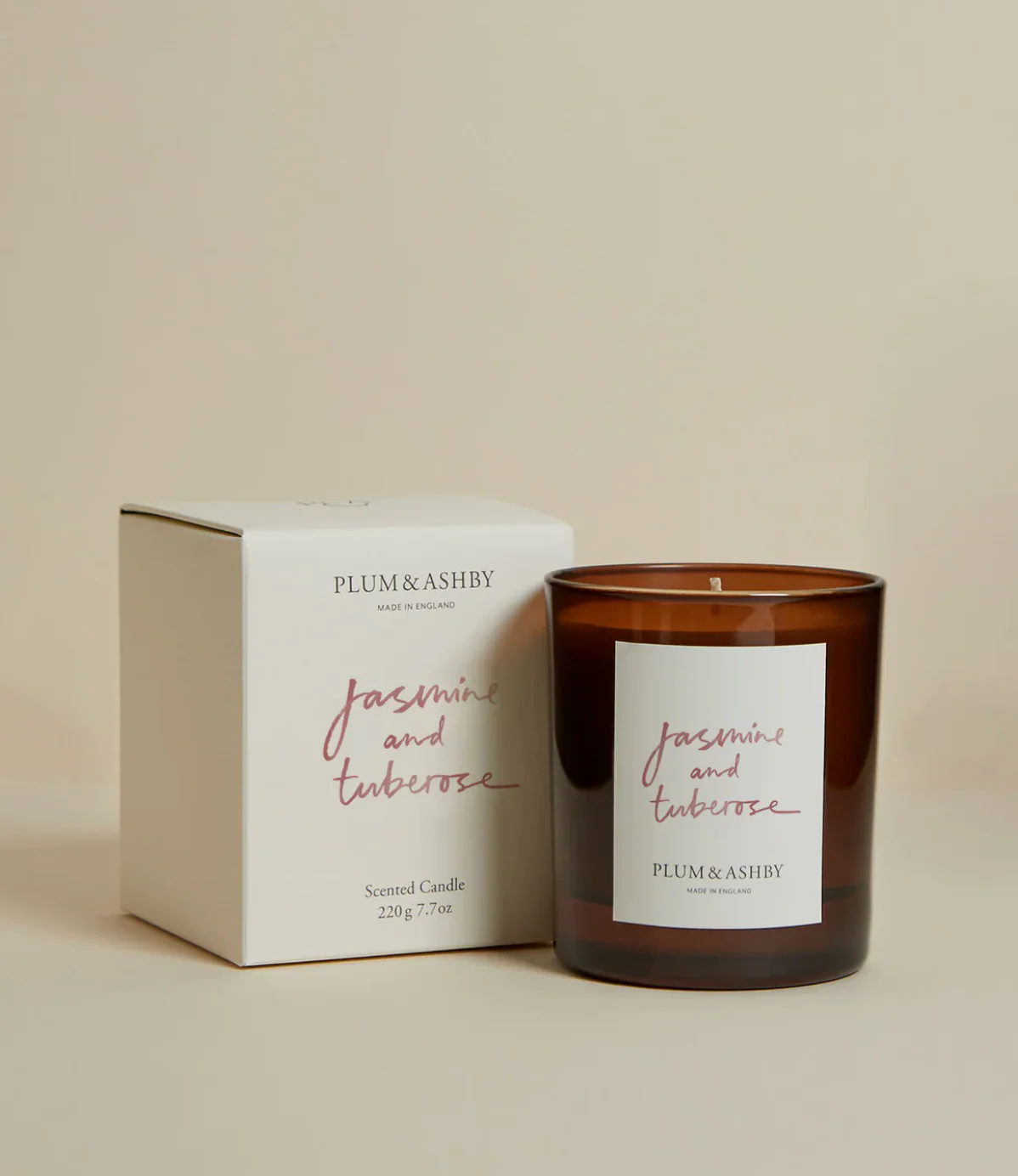 Plum & Ashby Scented Candle, Jasmine & Tuberose