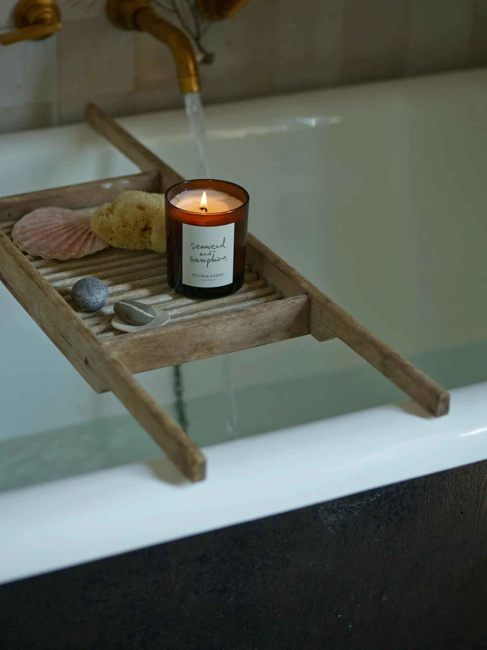 Plum & Ashby Scented Candle, Seaweed & Samphire - Image 3