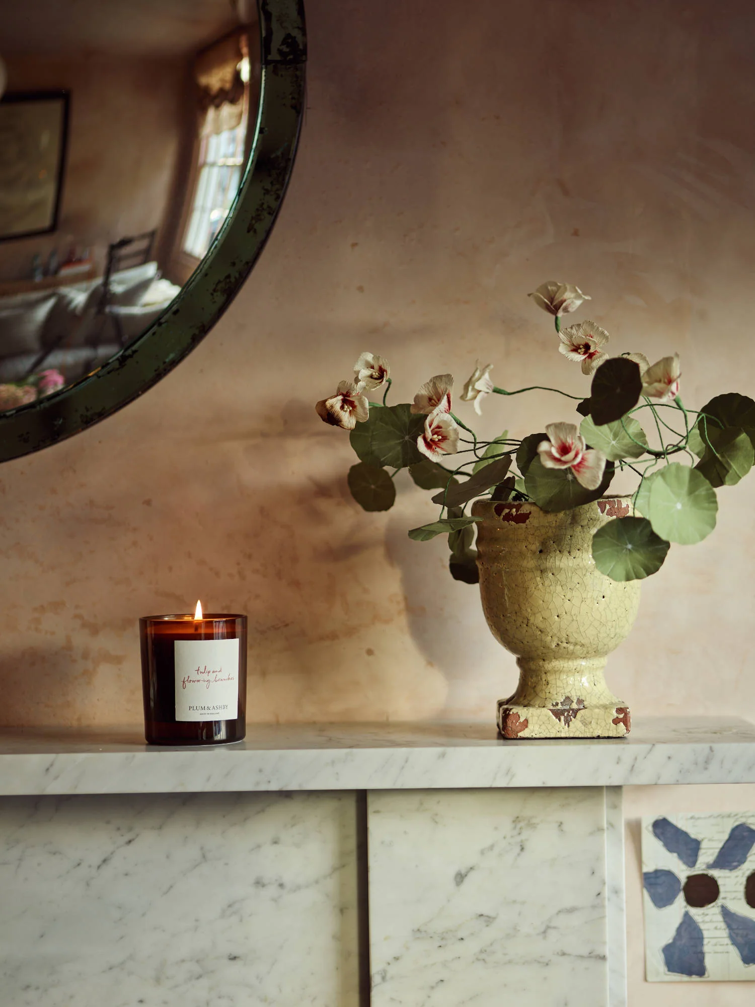 Plum & Ashby Scented Candle, Tulip & Flowering Branches - Image 4