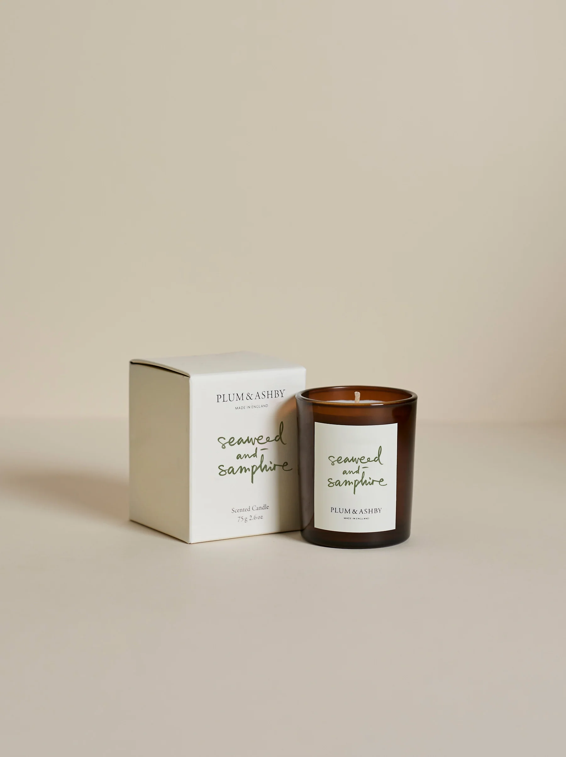 Plum & Ashby  Scented Votive, Seaweed & Samphire