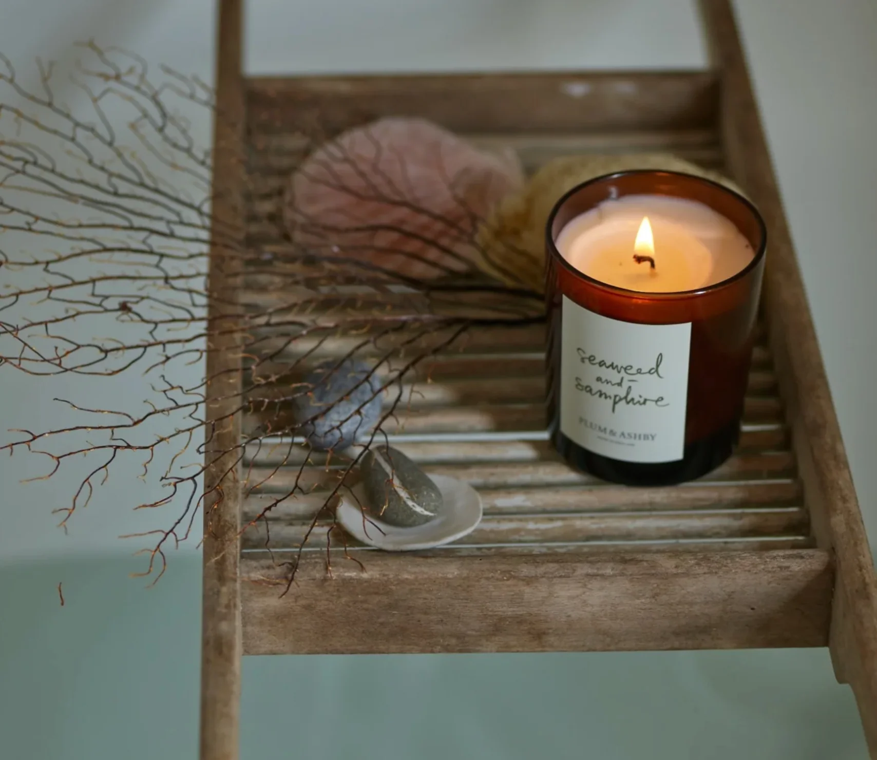 Plum & Ashby  Scented Votive, Seaweed & Samphire - Image 4