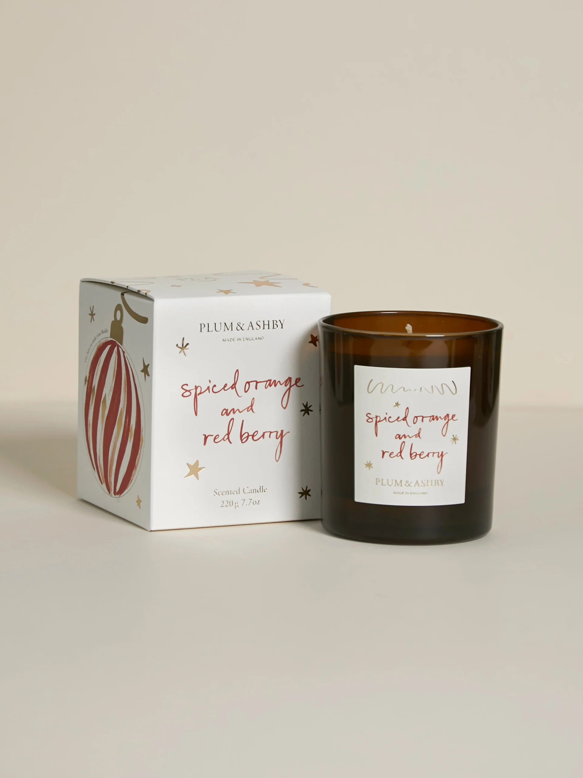 Plum & Ashby Spiced Orange & Red Berry Scented Candle
