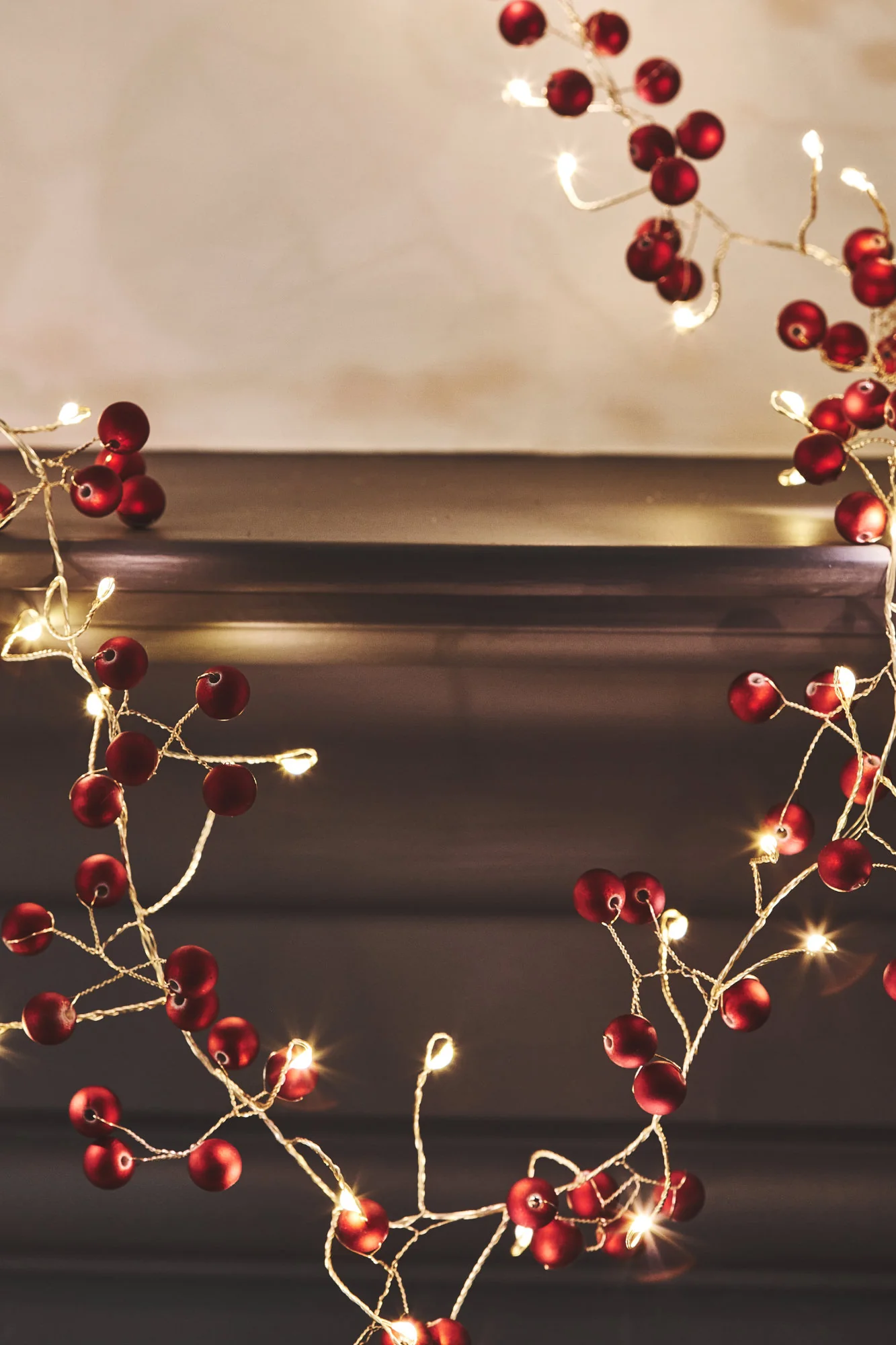Red Berry LED Fairy Light (Battery Powered) - Image 2