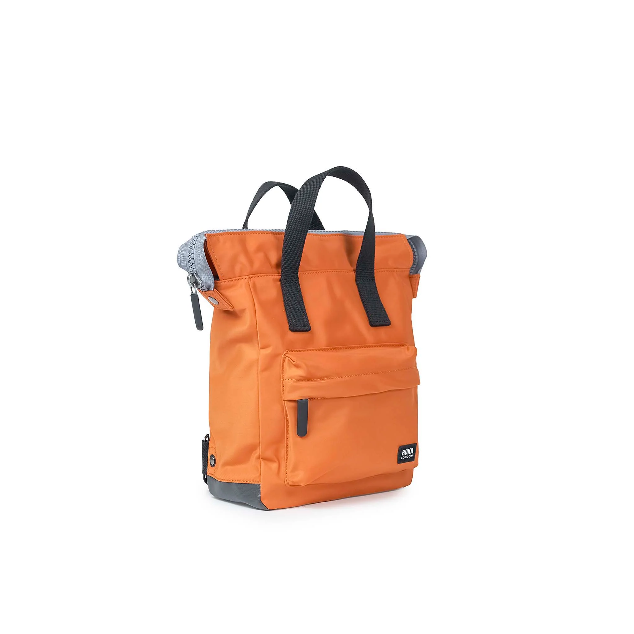 Roka London Black Label, Bantry B Small Rucksack, Burnt Orange (Sustainable Nylon) - Image 2