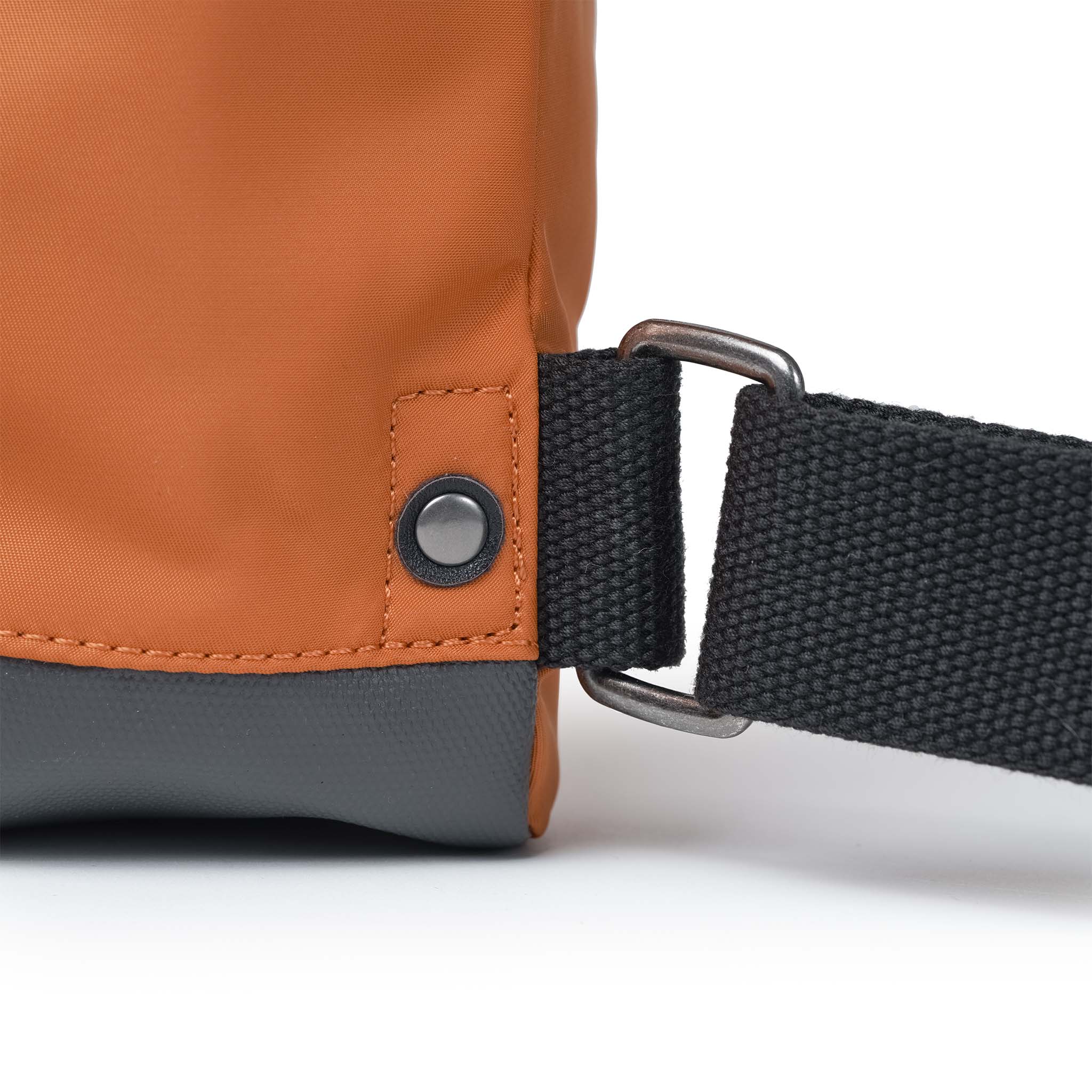 Roka London Black Label, Bantry B Small Rucksack, Burnt Orange (Sustainable Nylon) - Image 5