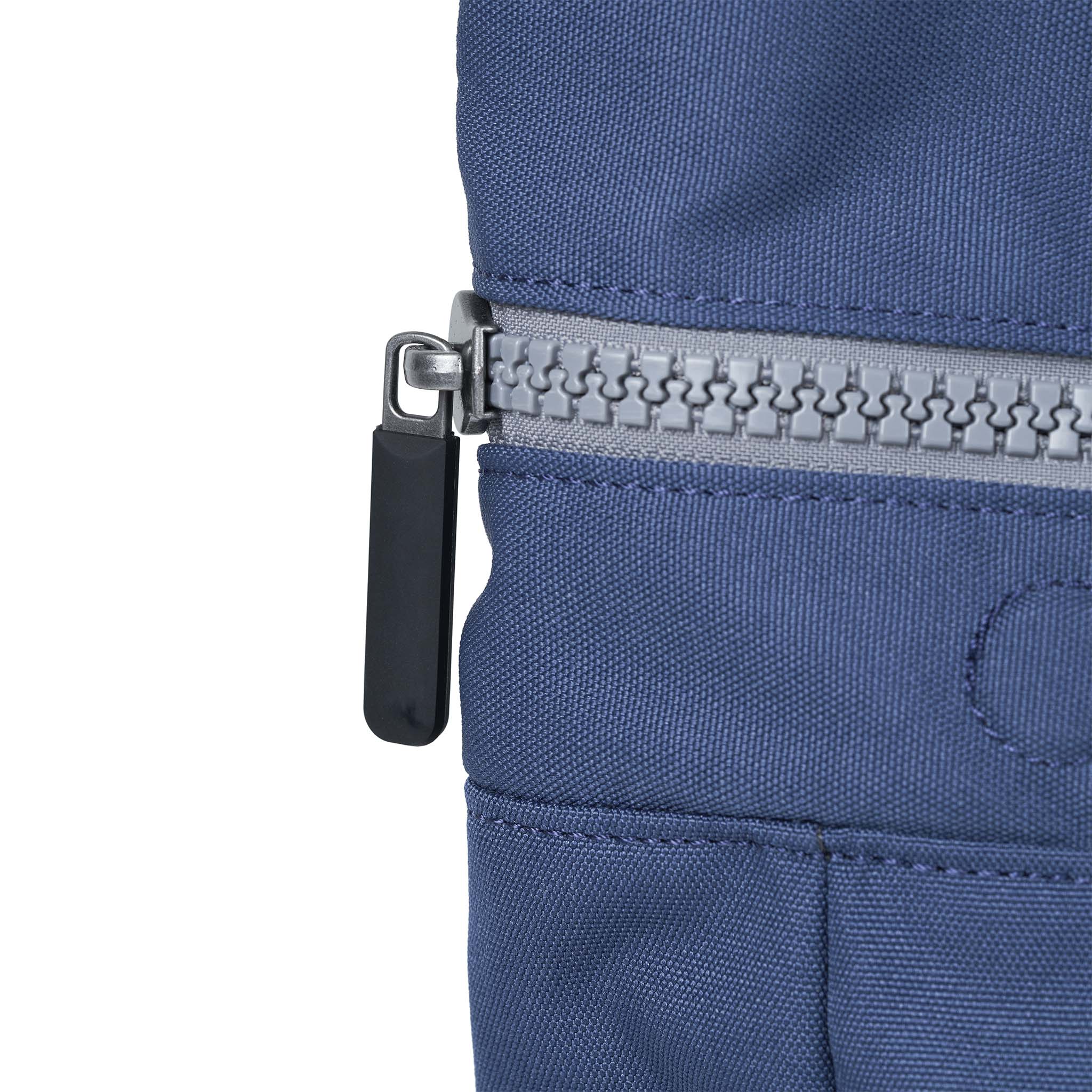 Roka London Black Label, Canfield B Small Rucksack, Pacific (Sustainable Canvas) - Image 6