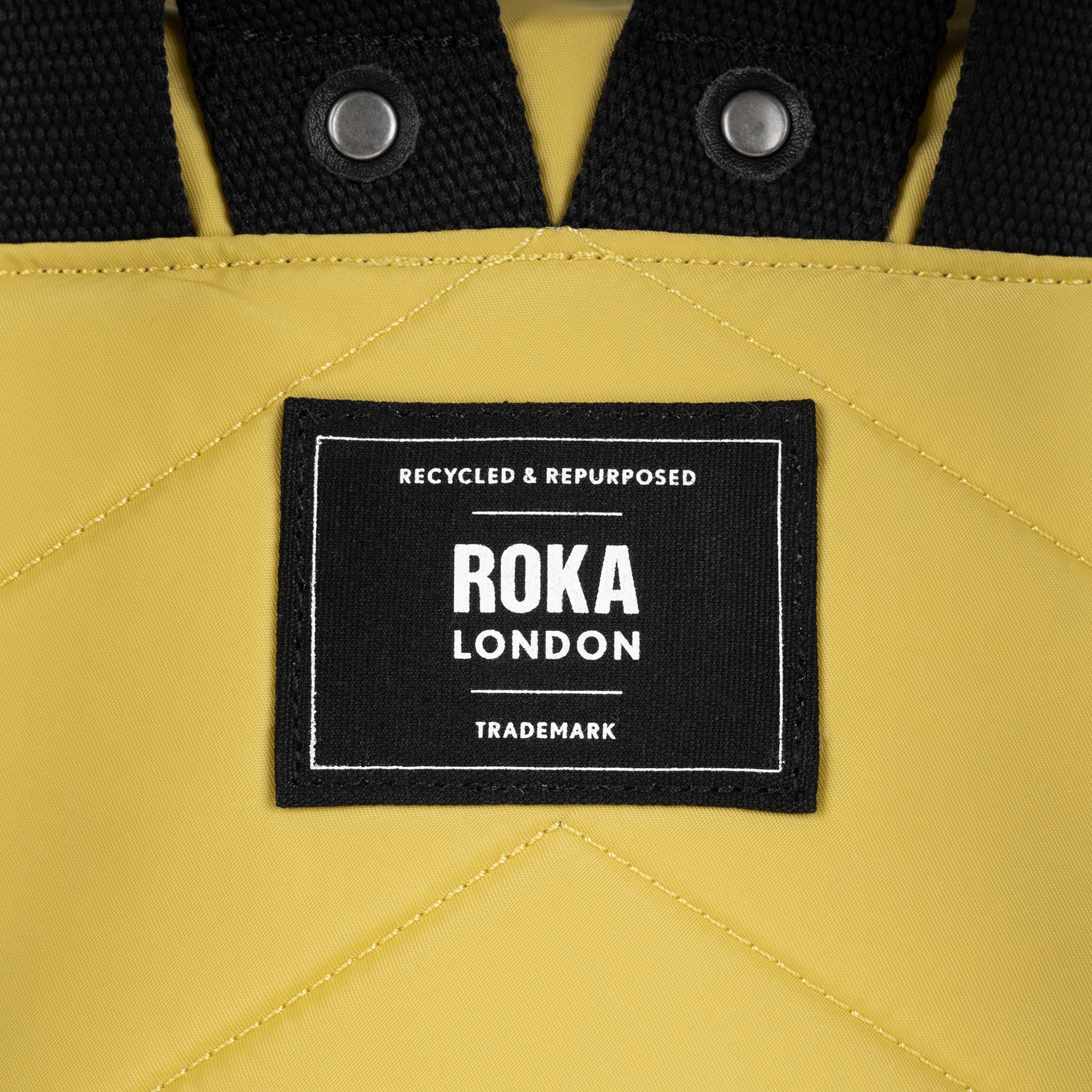 Roka London Black Label, Bantry B Small Rucksack, Bamboo (Sustainable Nylon) - Image 7