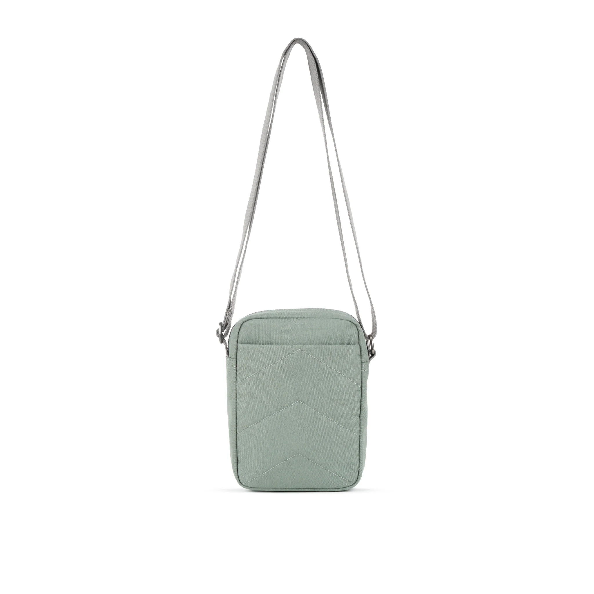 Roka London Bond Crossbody Bag, Pewter (Sustainable Canvas) - Image 3