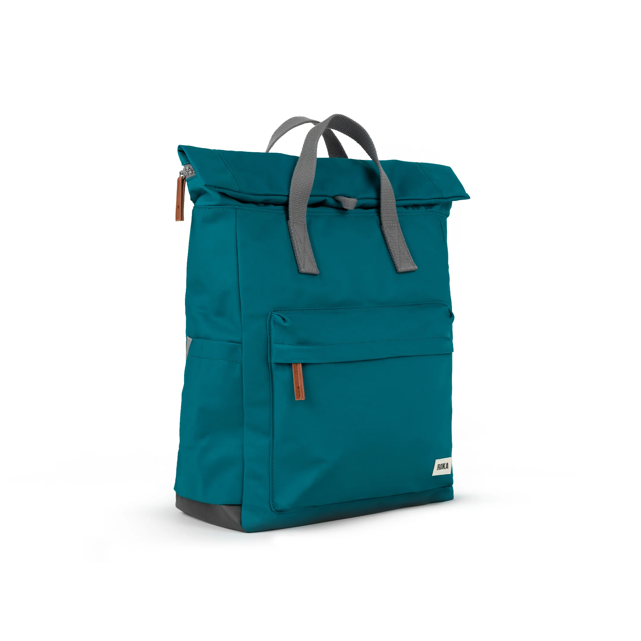 Roka London Canfield B Nylon Rucksack, Marine - Image 2