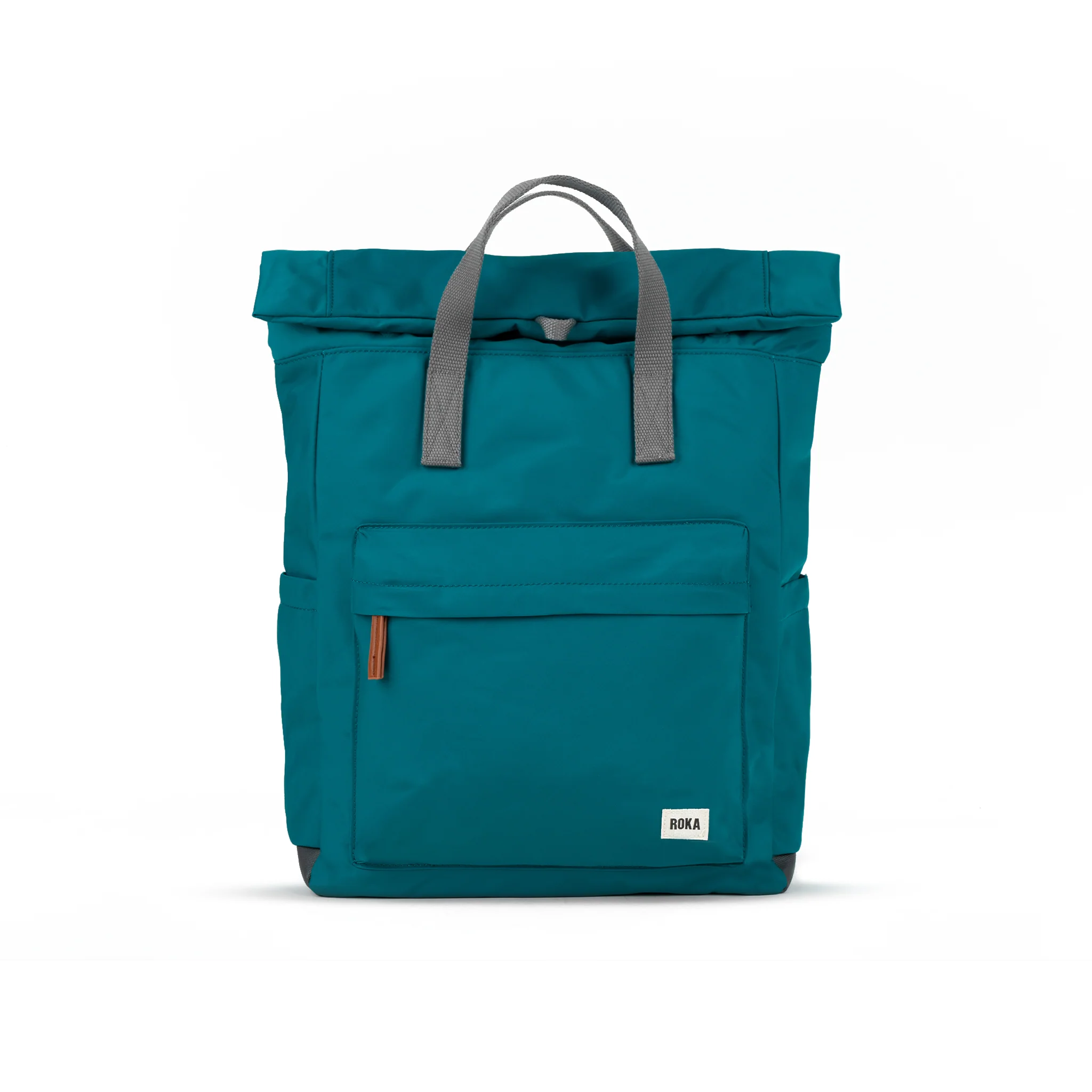 Roka London Canfield B Nylon Rucksack, Marine - Image 8