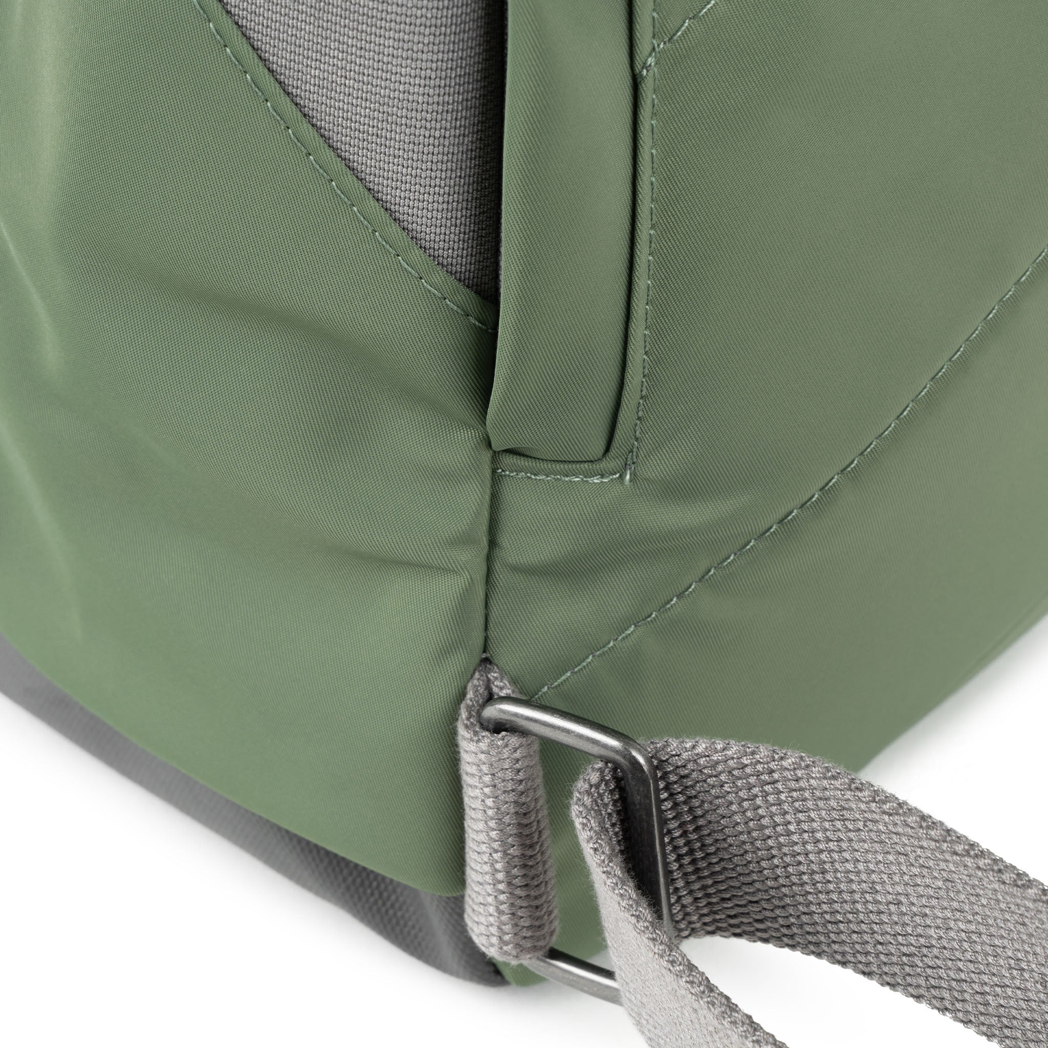 Roka London Canfield B Medium Sustainable Nylon Rucksack, Granite - Image 5