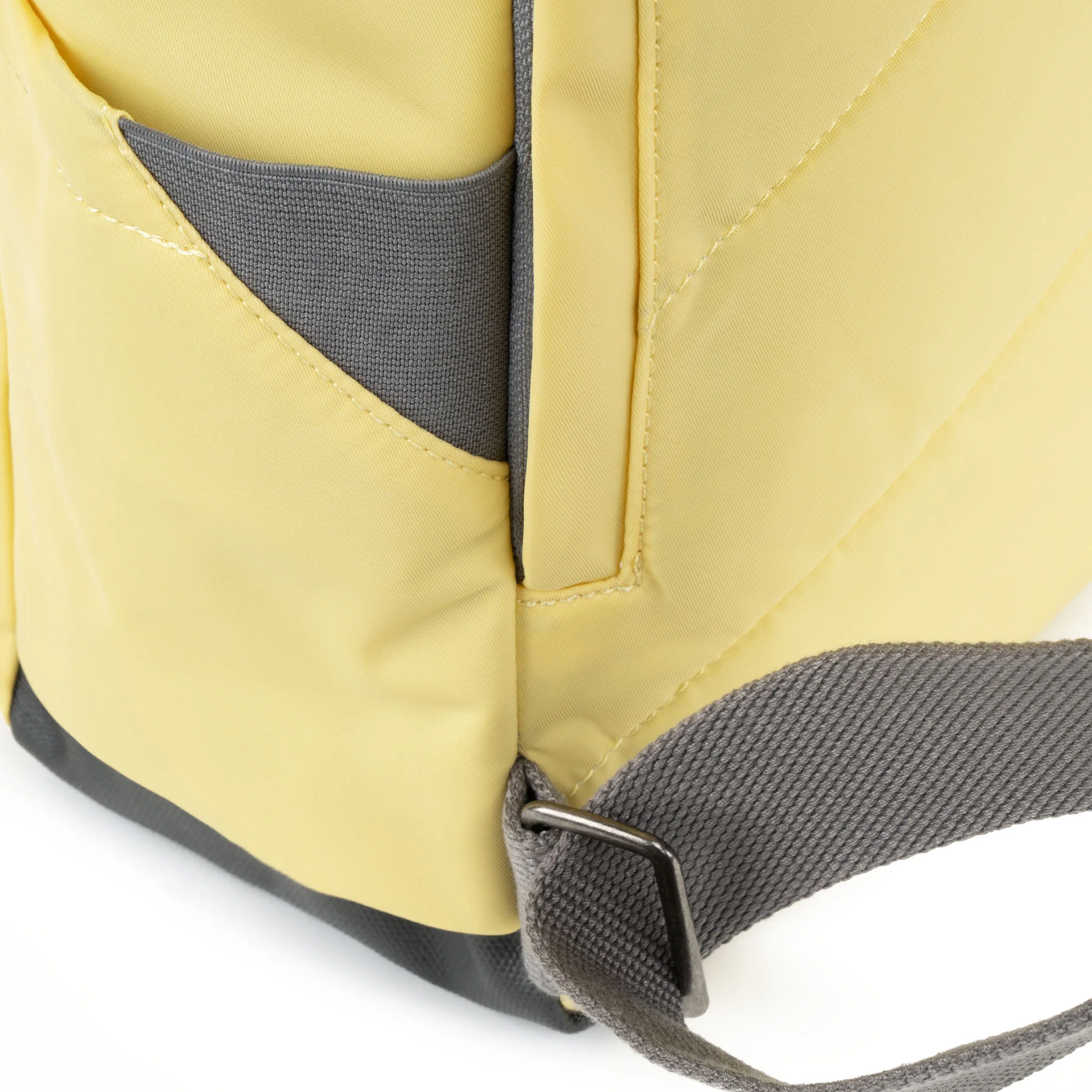 Roka London Canfield B Sustainable Nylon Rucksack, Citron - Image 7