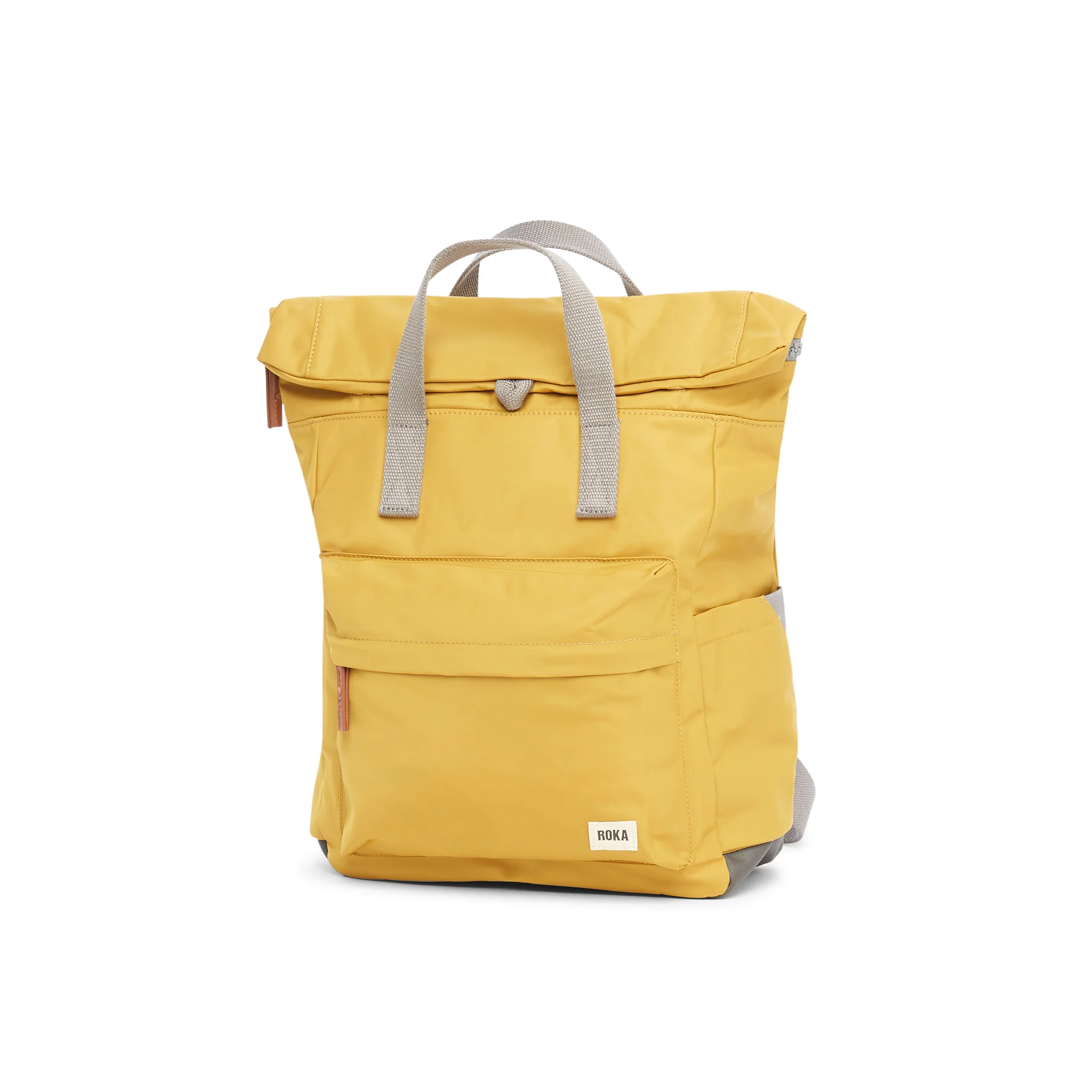 Roka London Canfield B Nylon Rucksack, Corn - Image 2