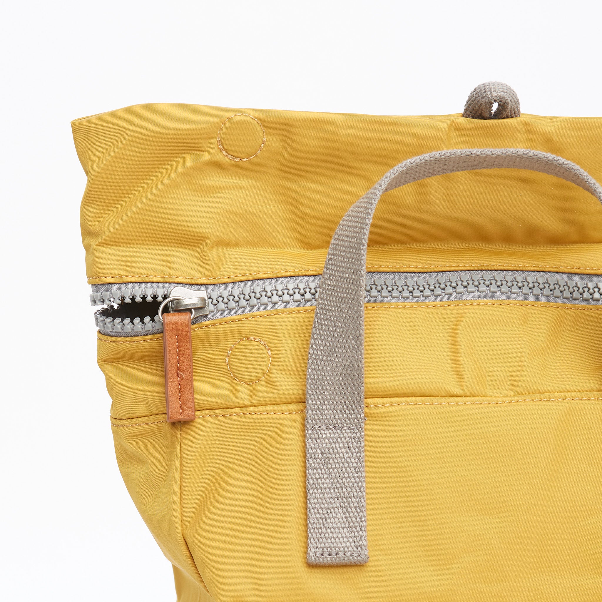 Roka London Canfield B Nylon Rucksack, Corn - Image 7