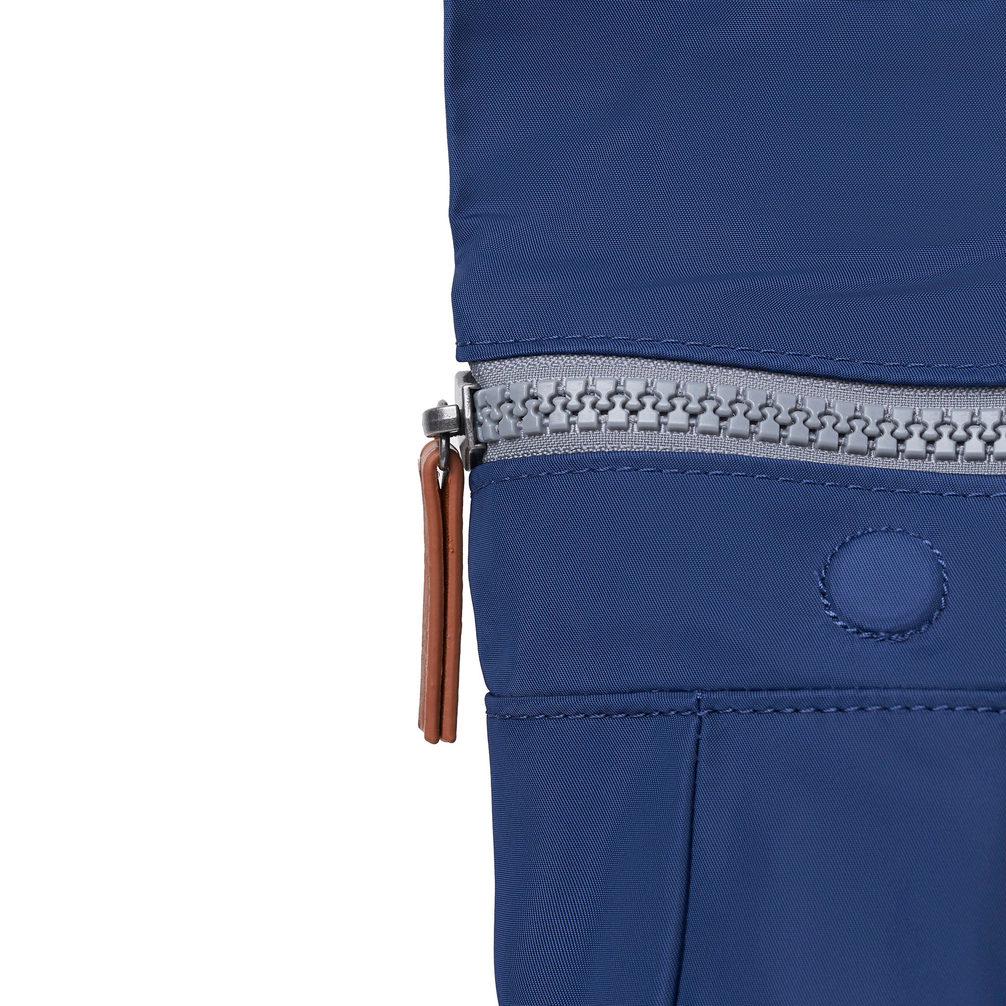 Roka London Canfield B Sustainable Nylon Rucksack, Crisp Blue - Image 4