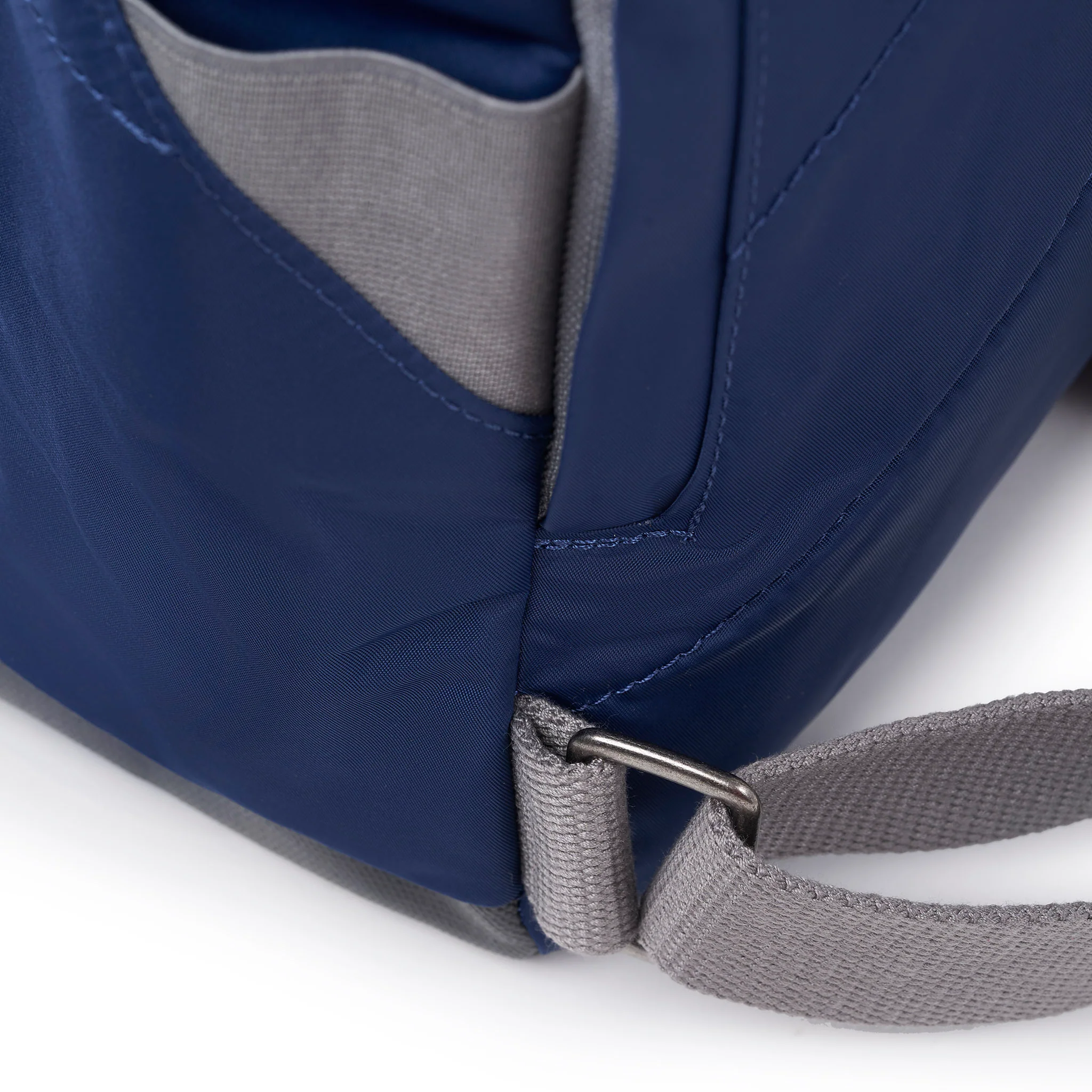 Roka London Canfield B Sustainable Nylon Rucksack, Crisp Blue - Image 6