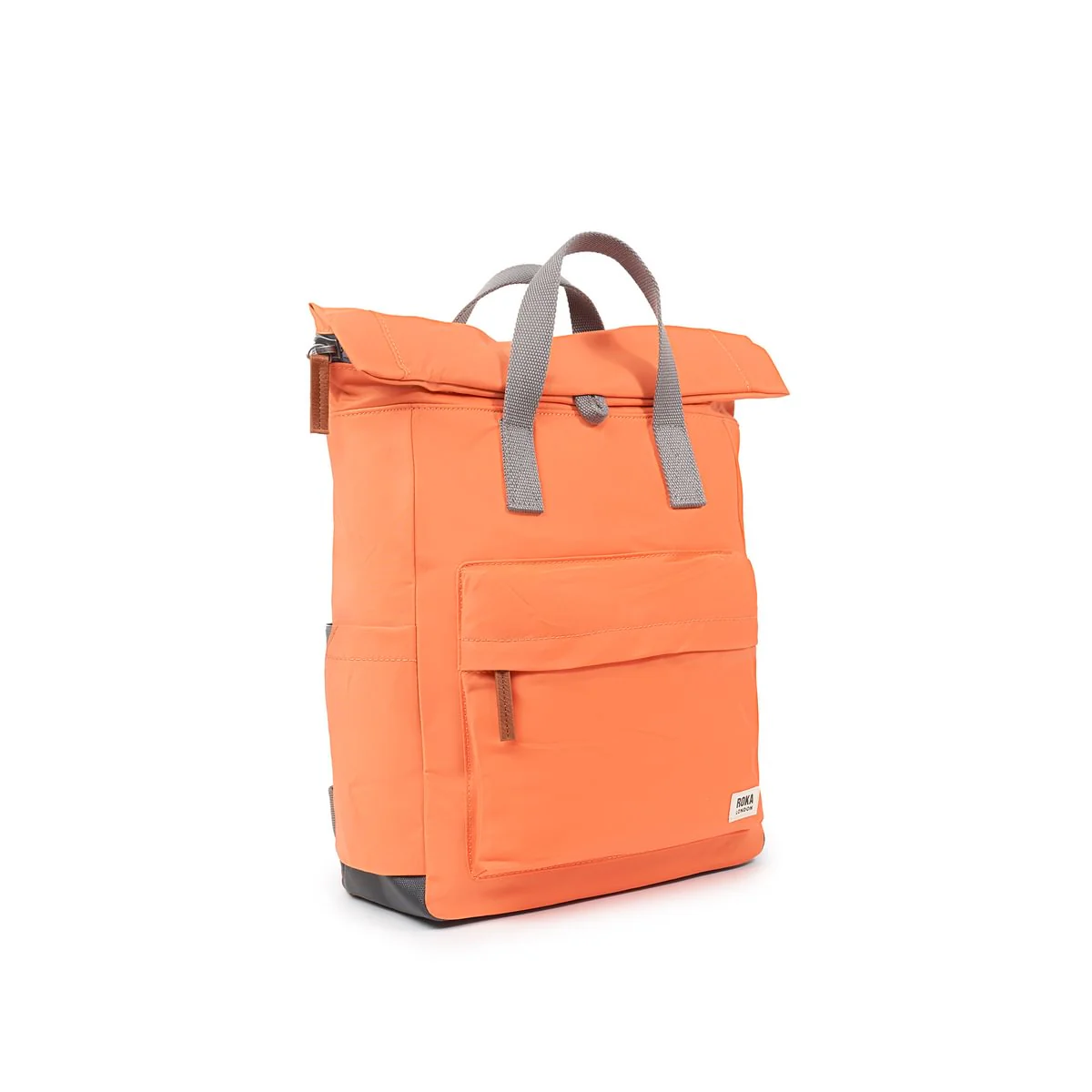 Roka London Canfield B Sustainable Nylon Rucksack, Firecracker - Image 2