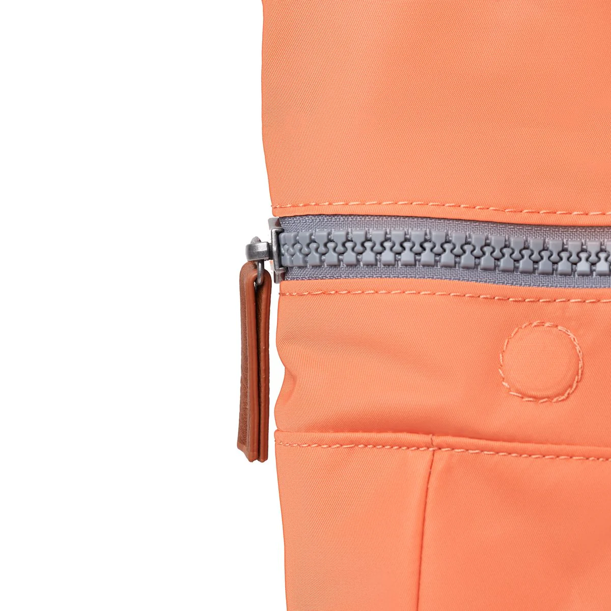Roka London Canfield B Sustainable Nylon Rucksack, Firecracker - Image 4