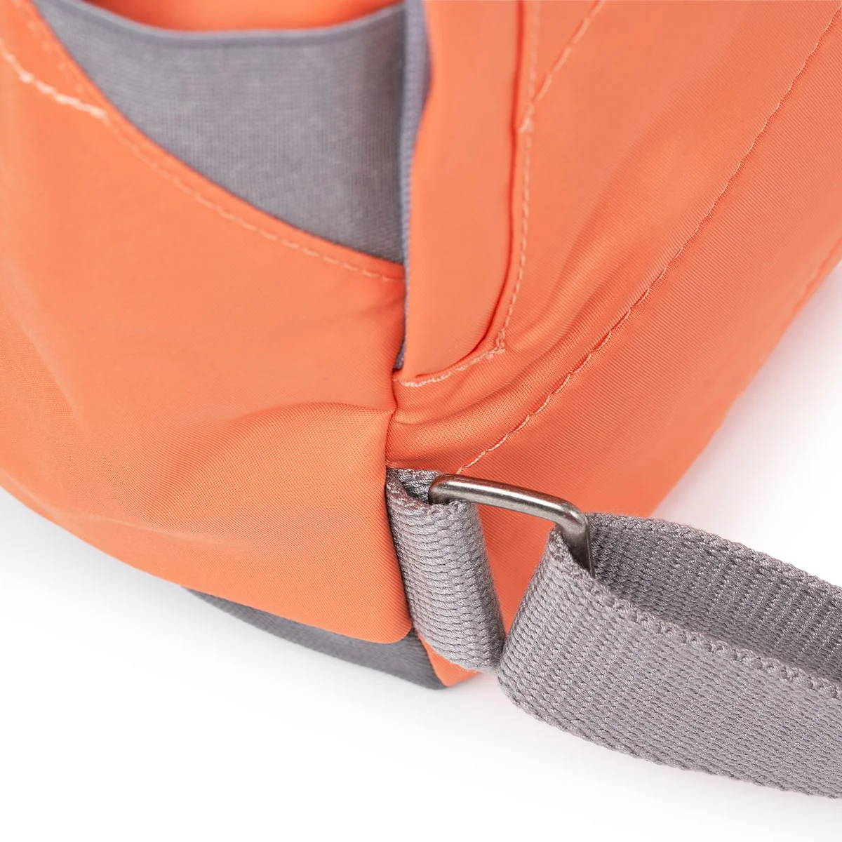 Roka London Canfield B Sustainable Nylon Rucksack, Firecracker - Image 7
