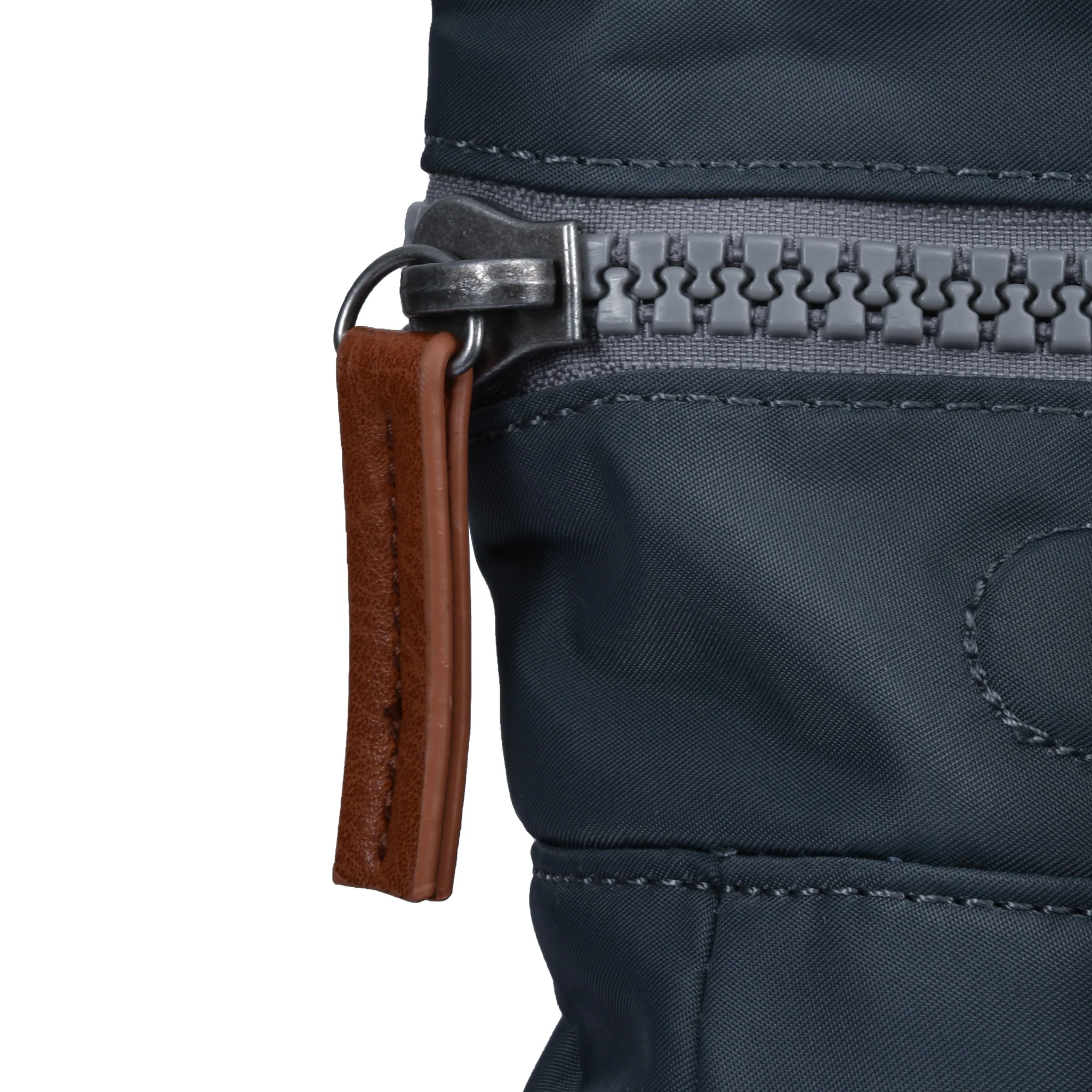 Roka London Canfield B Sustainable Nylon Rucksack, Smoke - Image 4