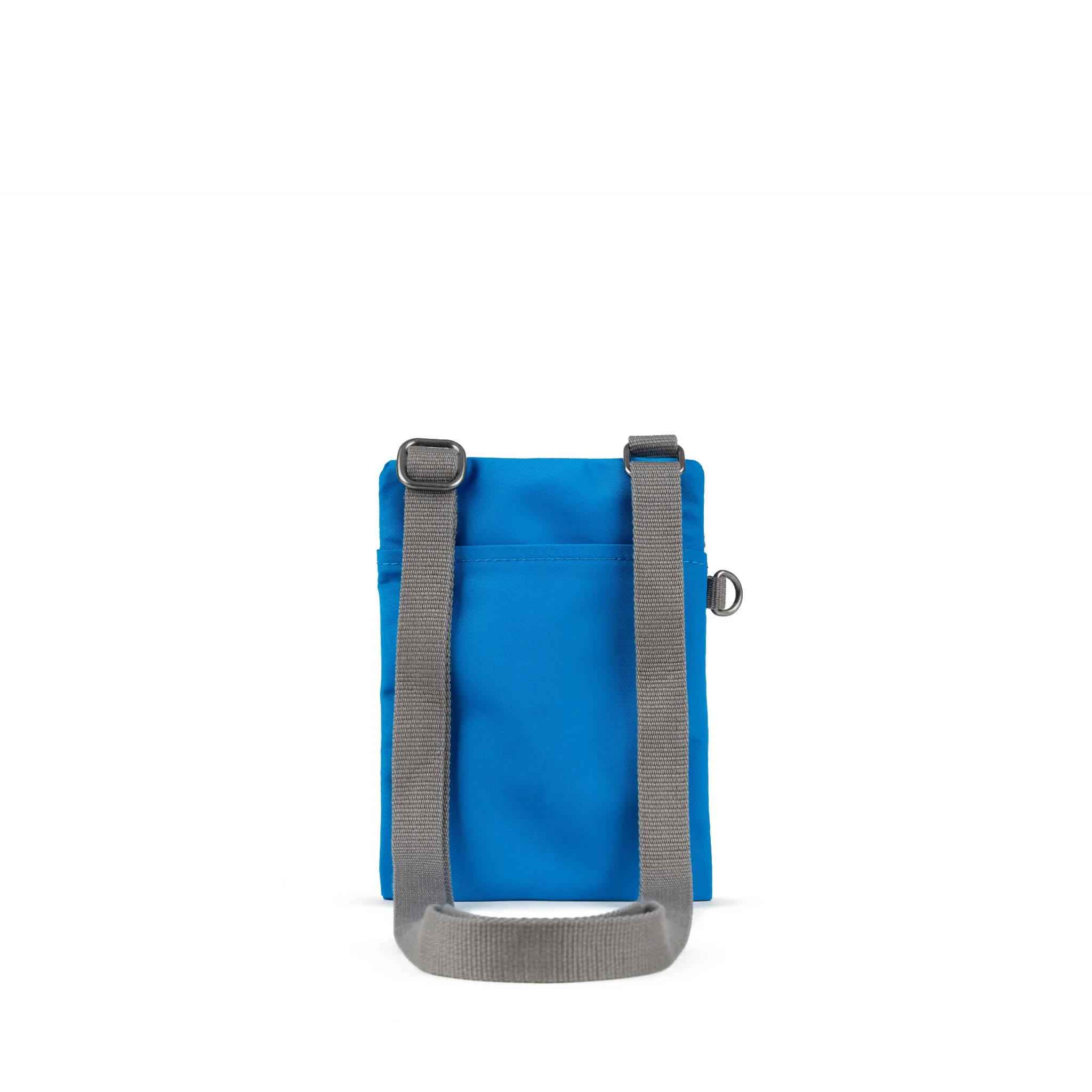 Roka London Chelsea Crossbody Phone Bag, Neon Blue (Recycled Nylon) - Image 3