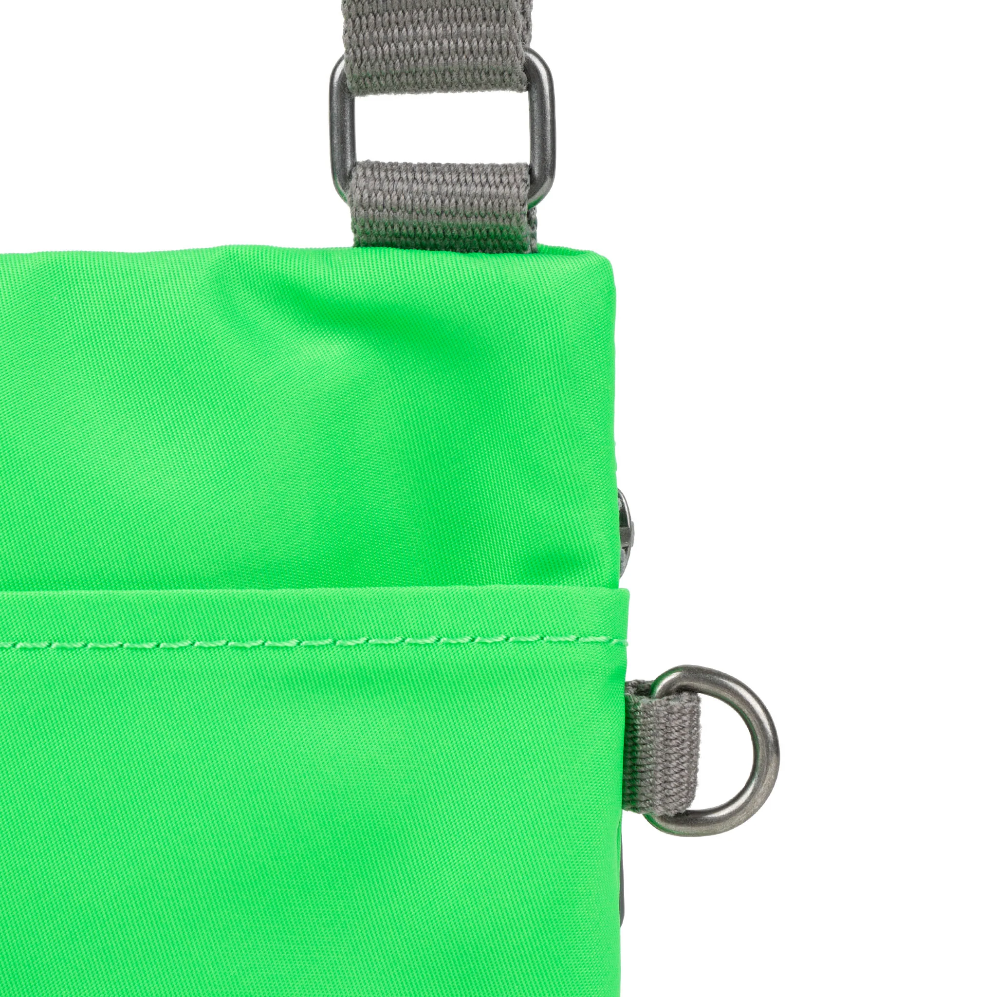 Roka London Chelsea Crossbody Phone Bag, Shamrock  (Recycled Nylon) - Image 4