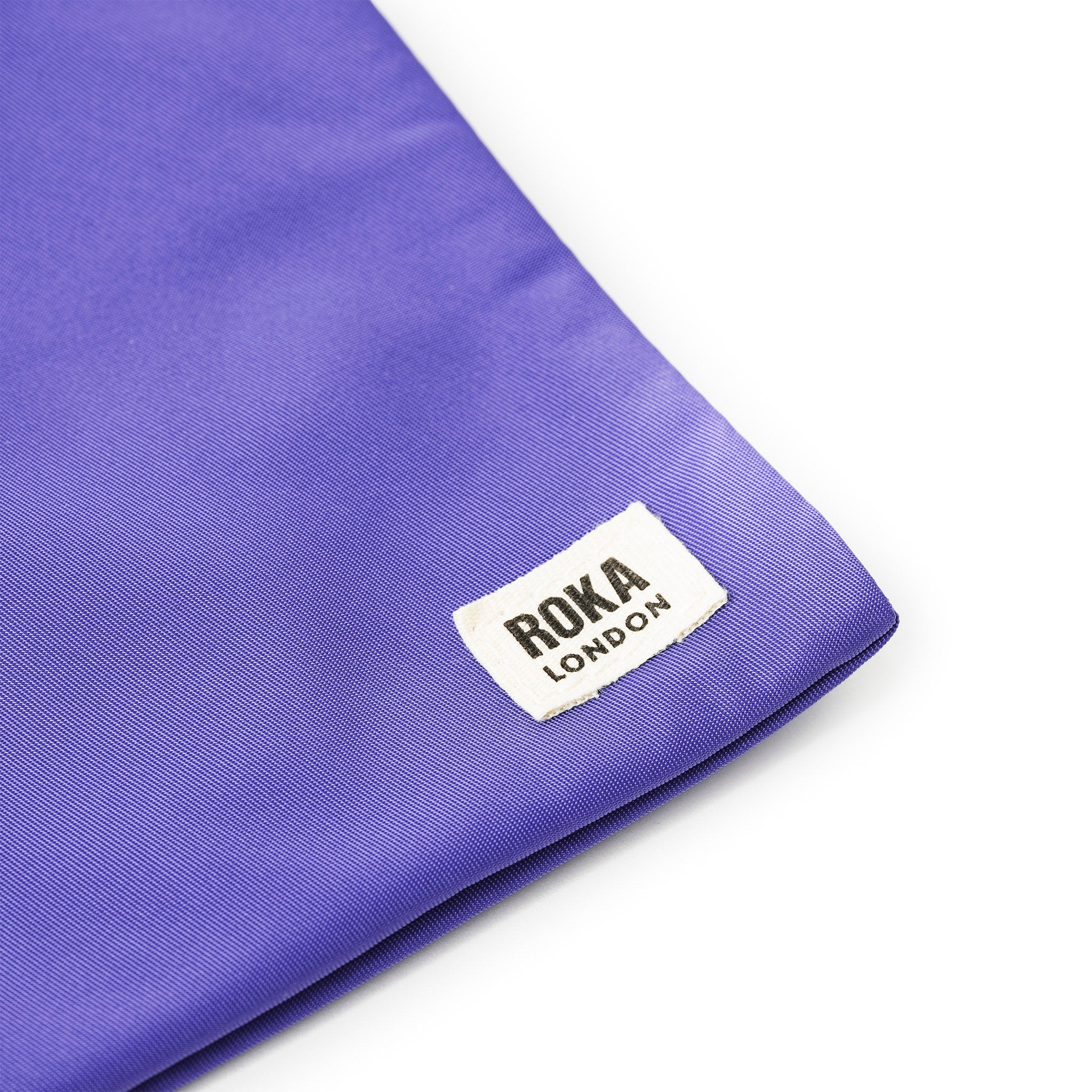 Roka London Chelsea Crossbody Phone Bag, Simple Purple (Recycled Nylon) - Image 5