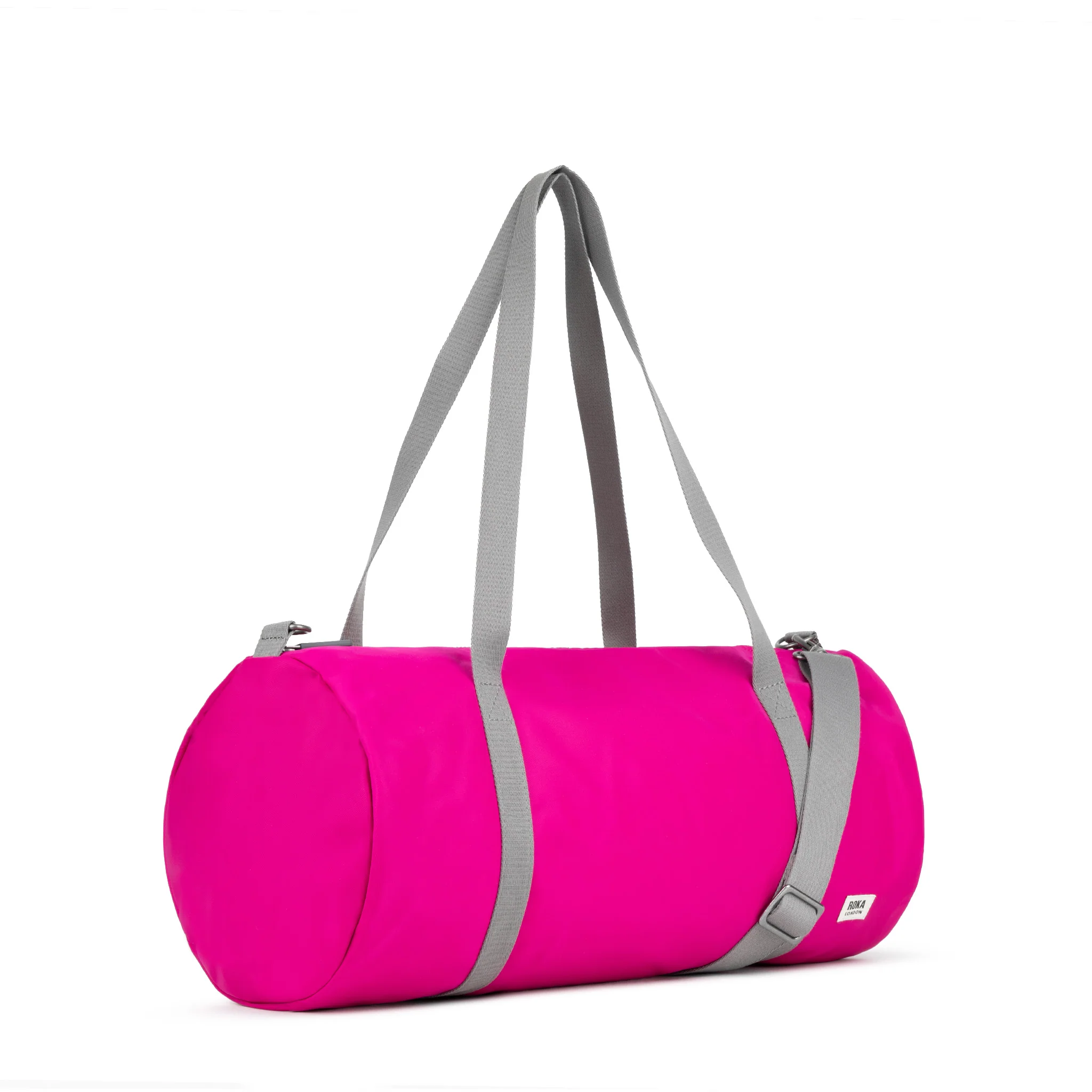 Roka London City Barrel Bag, Candy (Recycled Nylon) - Image 2