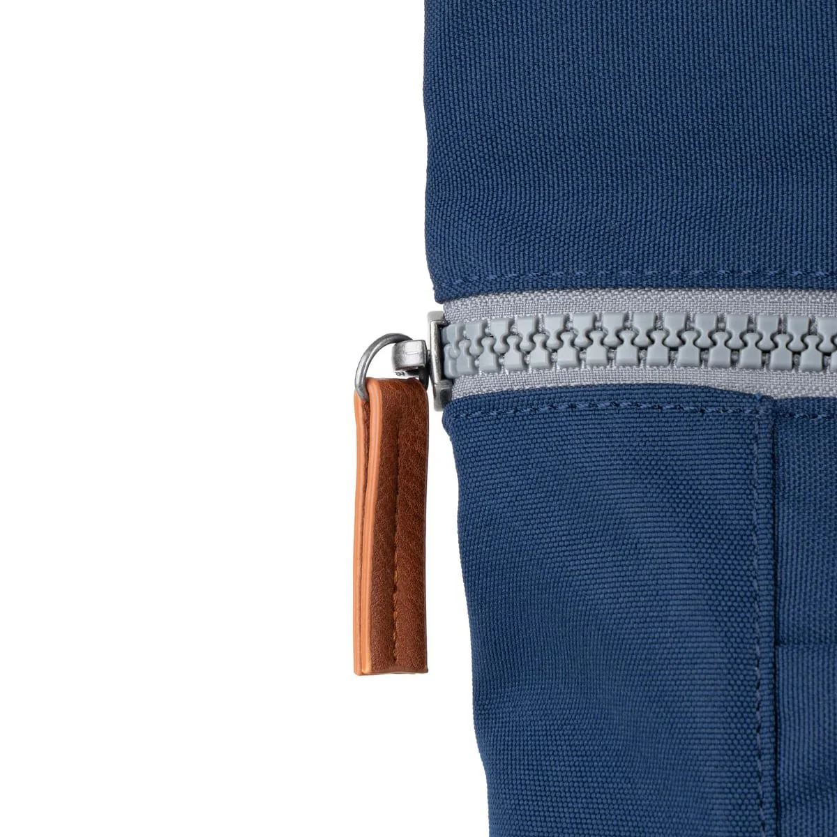 Roka London Finchley Sustainable Canvas Rucksack, Crisp Blue - Image 4