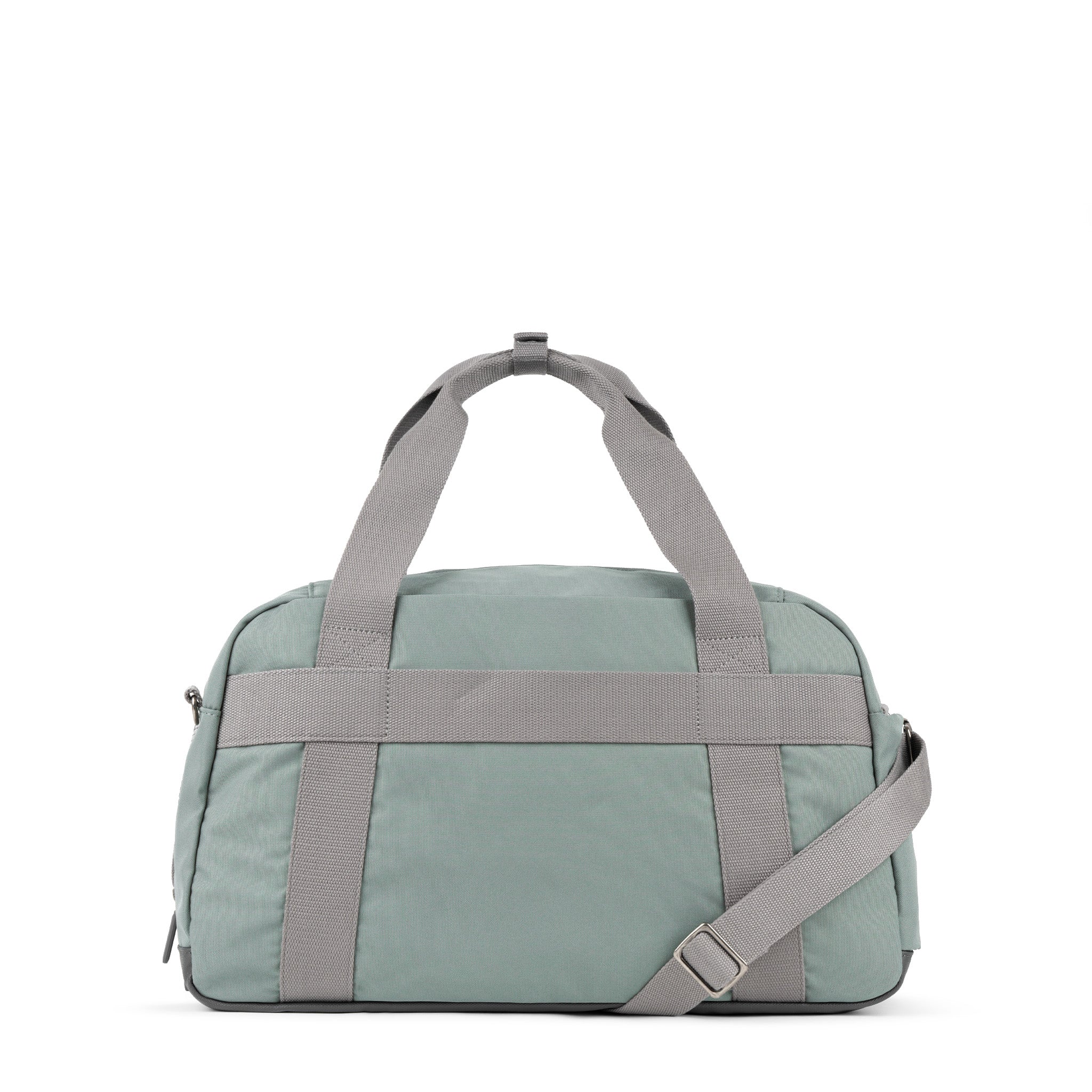 Roka London Gatwick Medium Duffel Bag, Pewter (Recycled Canvas) - Image 3