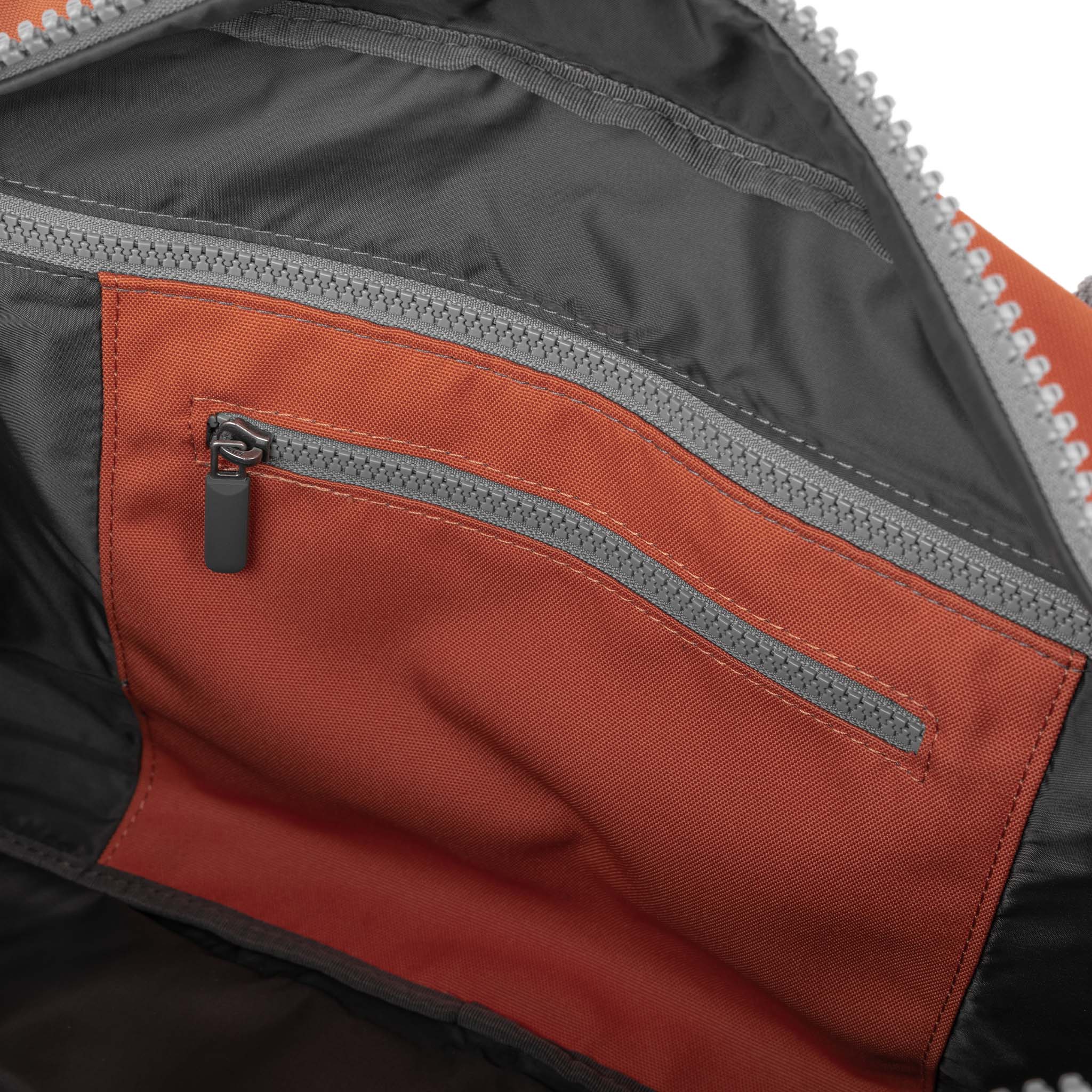 Roka London Gatwick Small Duffel  Bag, Rooibos (Recycled Canvas) - Image 5