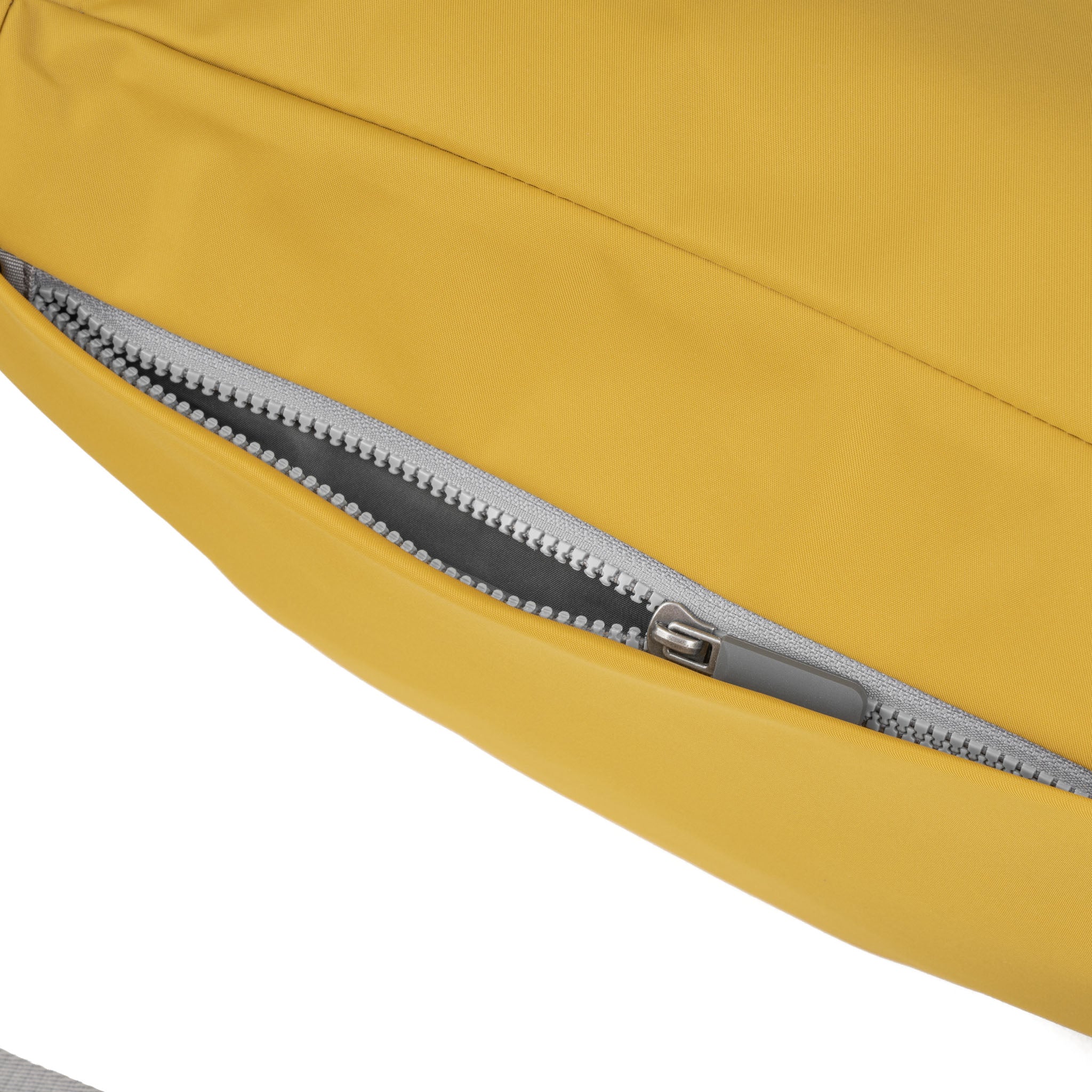 Roka London Oval M Cross Body Bag, Corn ( Recycled Nylon) - Image 4