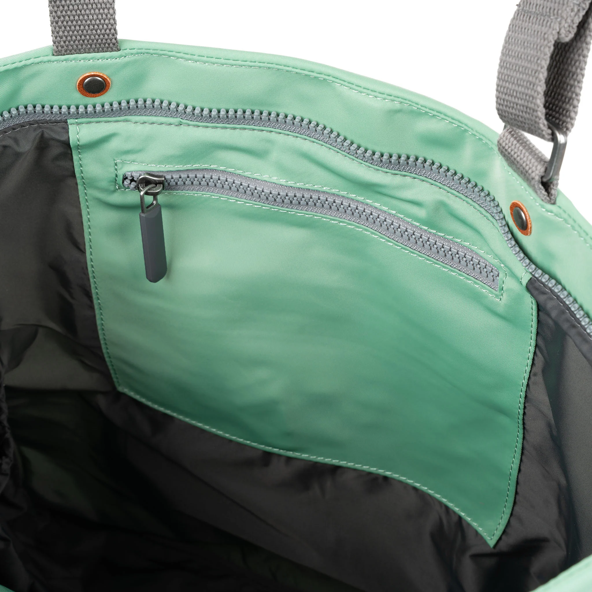 Roka London Trafalgar B Tote Bag, Matcha (Recycled Nylon ) - Image 4
