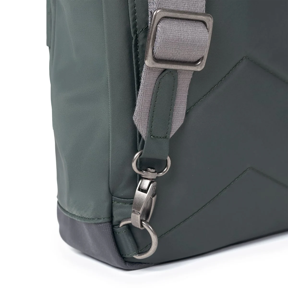 Roka London Willesden B Large Crossbody Bag, Thyme (Recycled Nylon) - Image 6