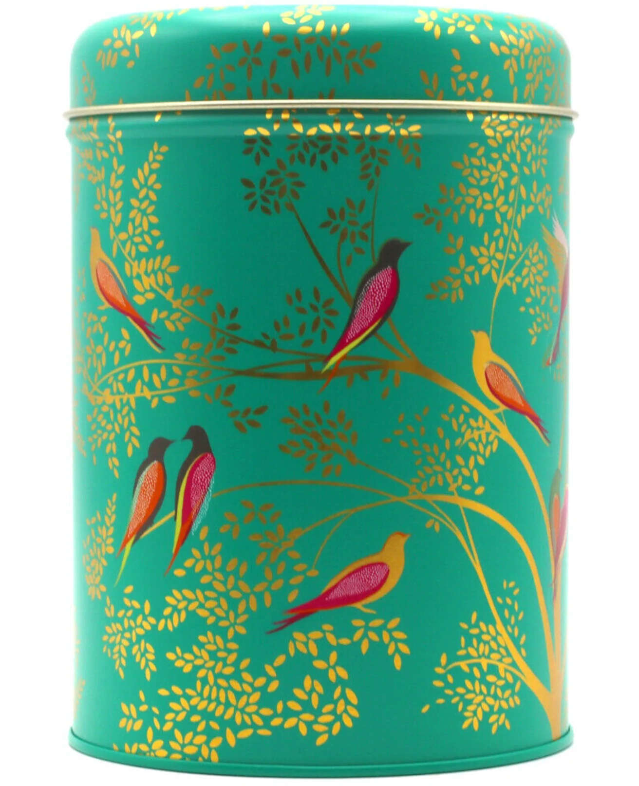 Sara Miller Round Storage Canisters Chelsea, Birds Of Paradise (Set of 3) - Image 3